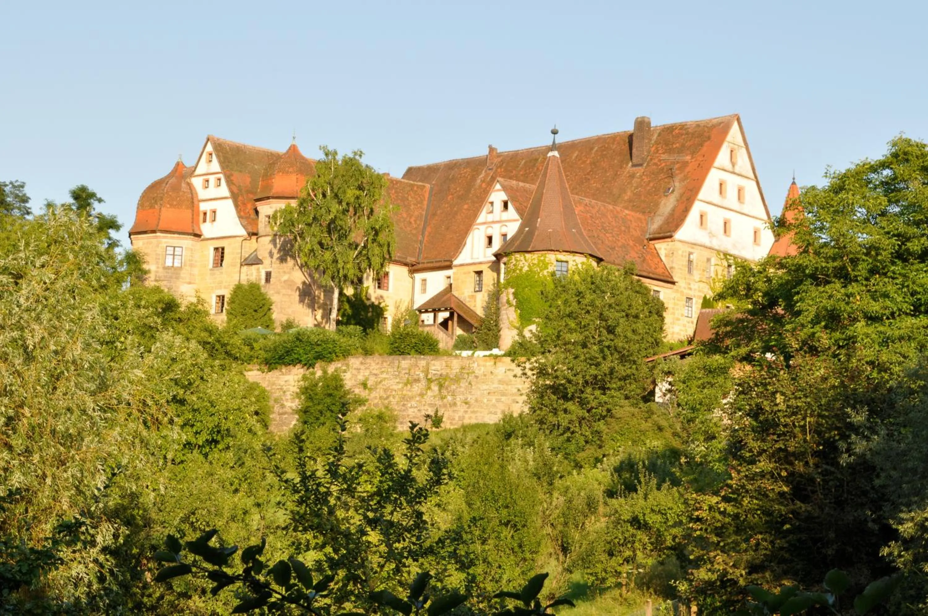 Facade/entrance in Schloss Wiesenthau