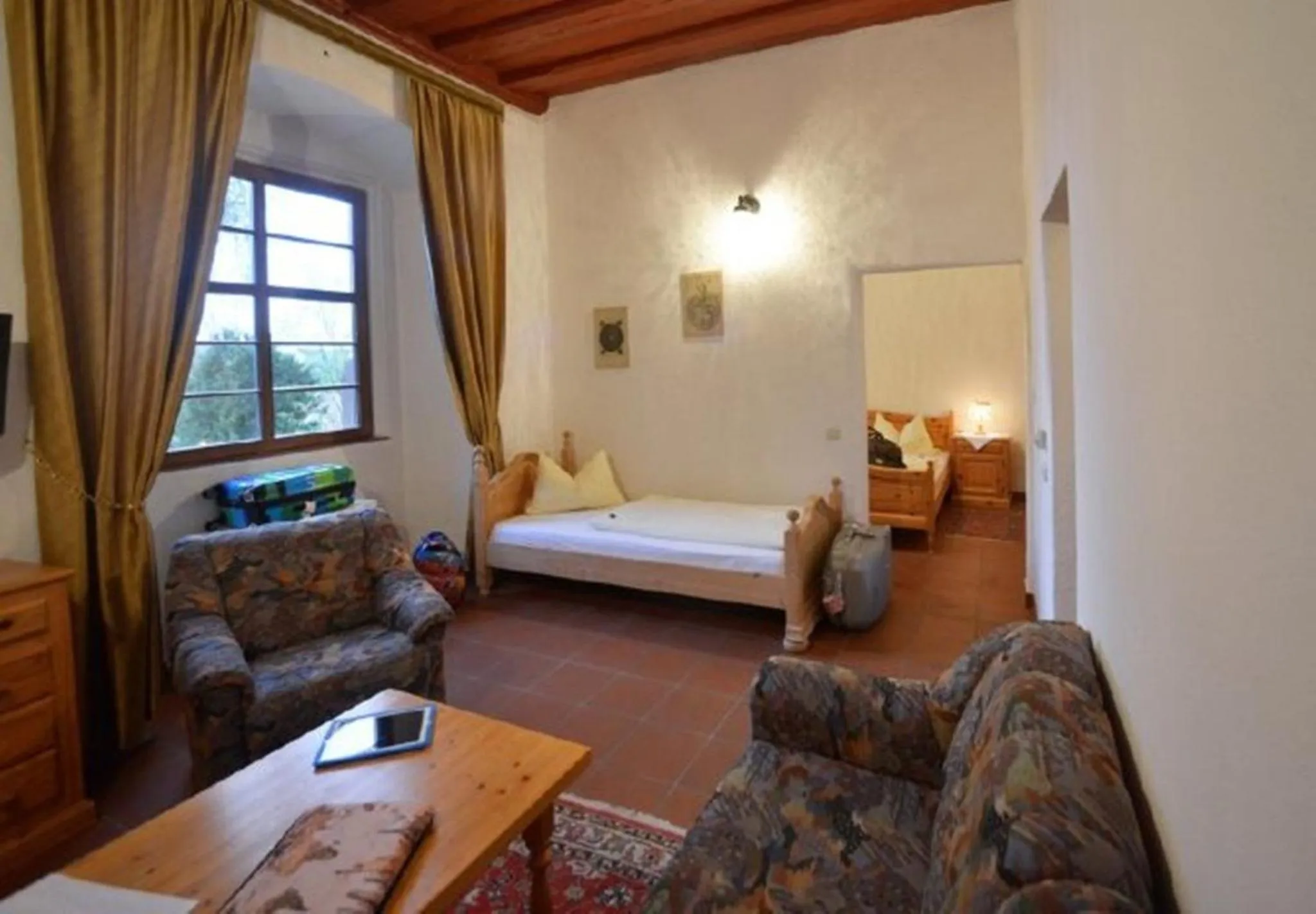 Photo of the whole room, Bed in Schloss Wiesenthau