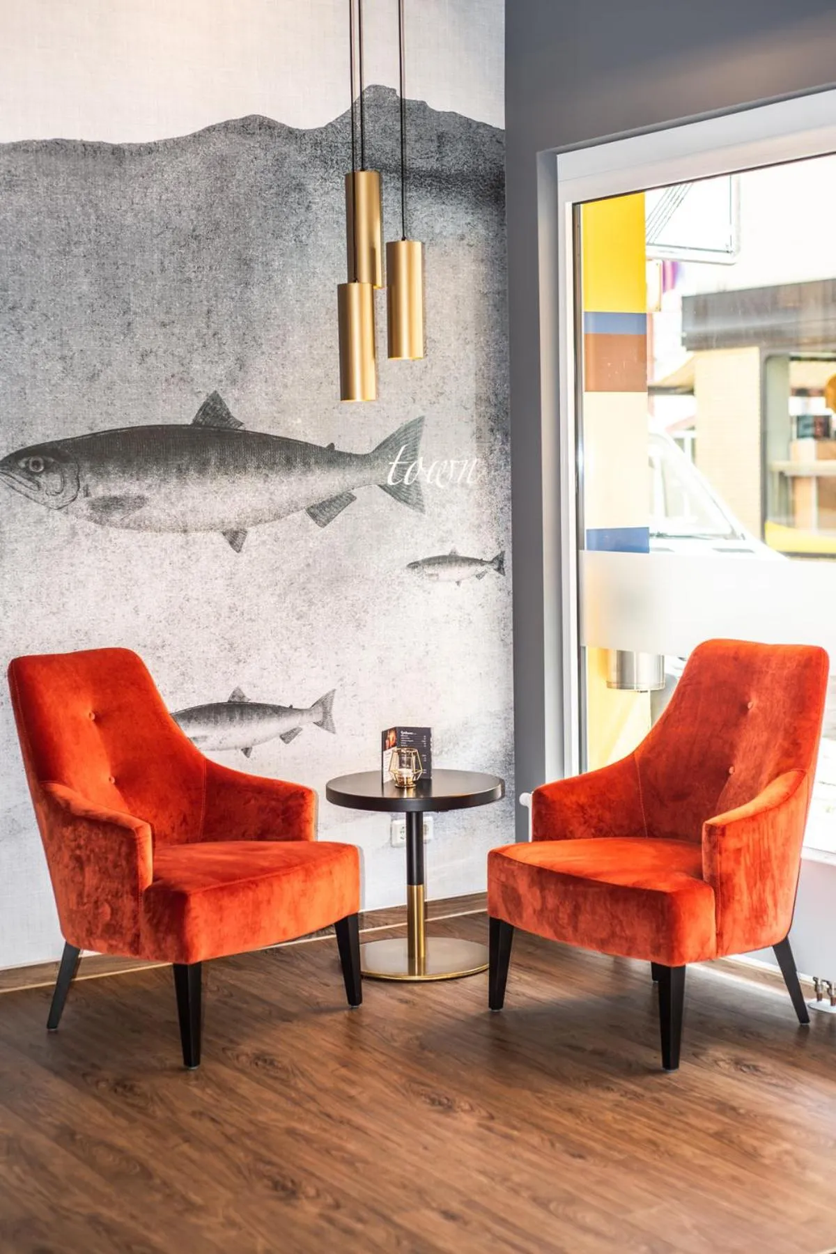 Seating area in City Hotel