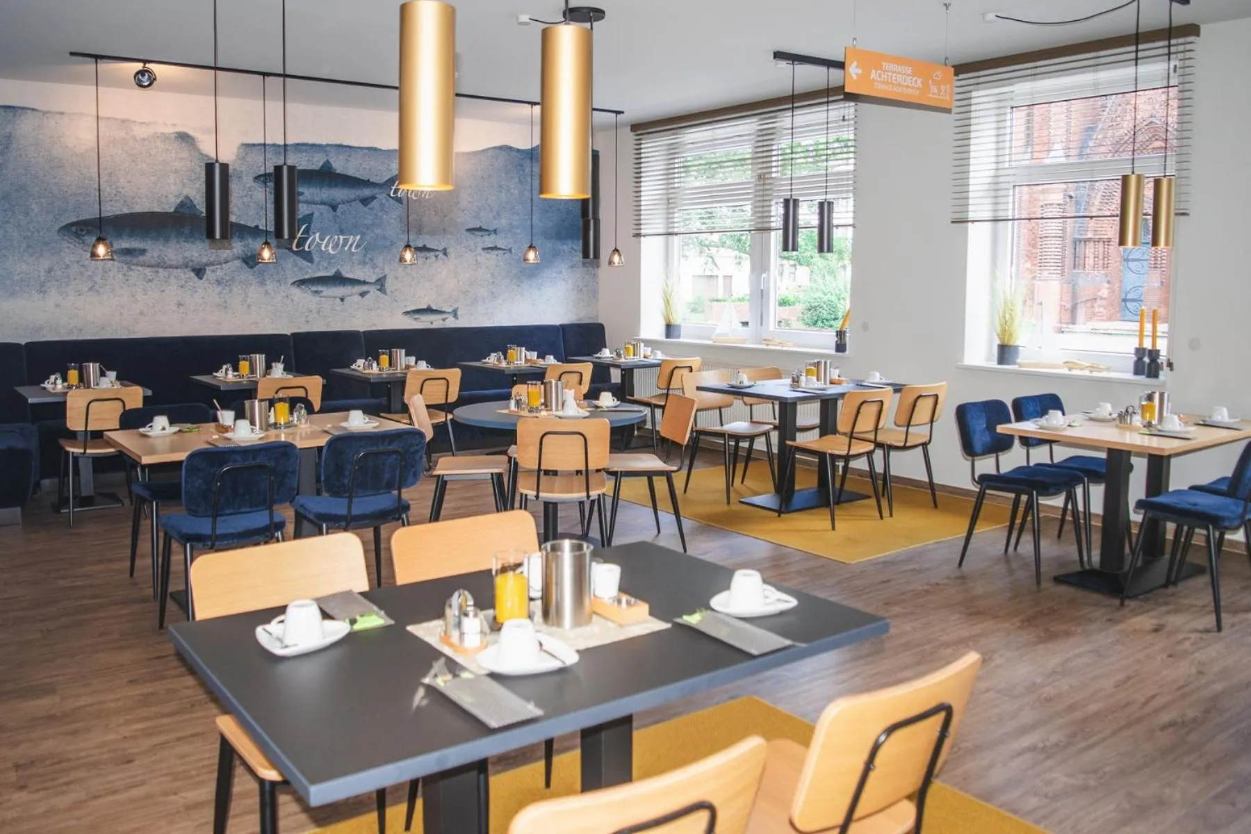 Buffet breakfast in City Hotel