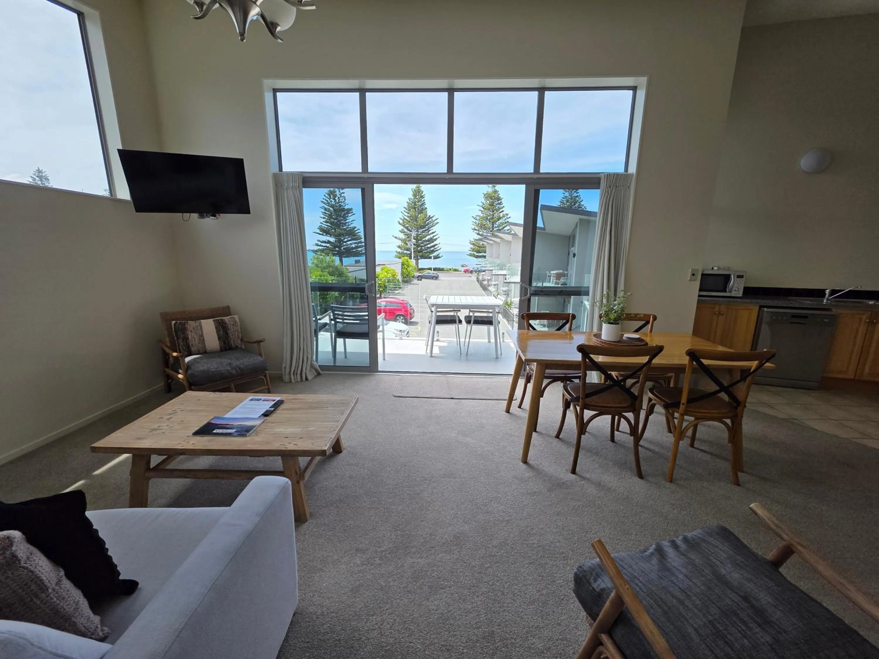 Balcony/Terrace in Kaikoura Waterfront Apartments
