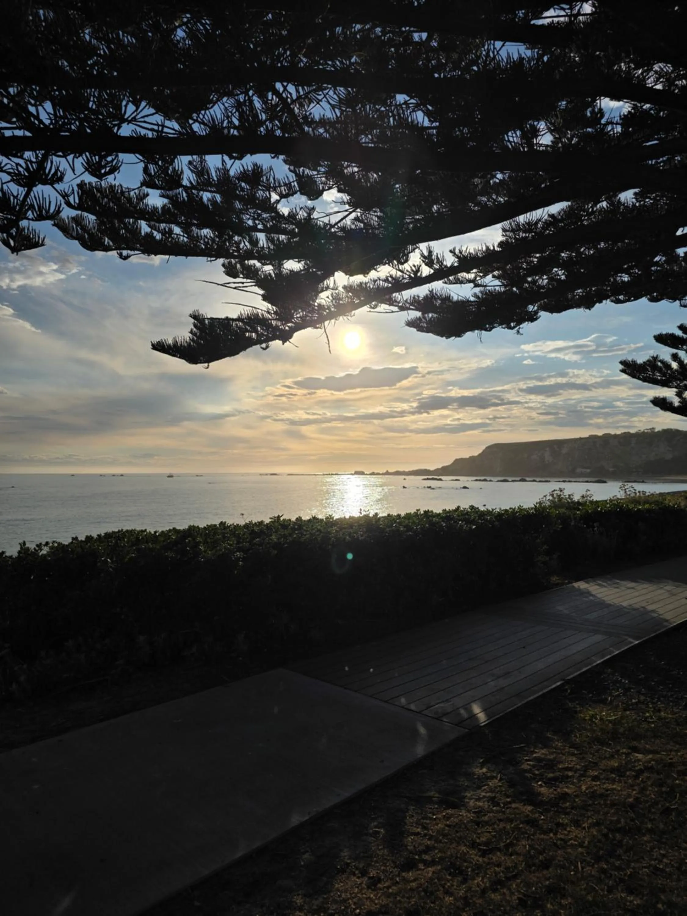 Sea view in Kaikoura Waterfront Apartments