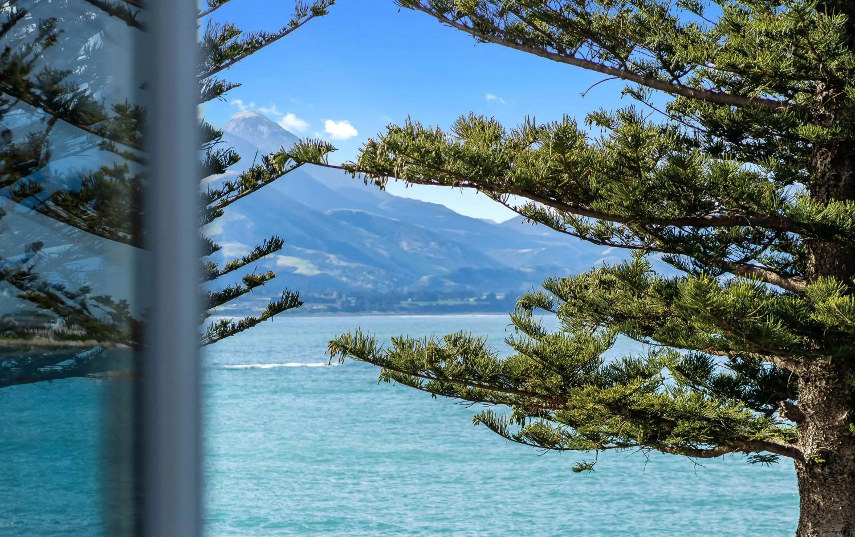 Mountain view in Kaikoura Waterfront Apartments