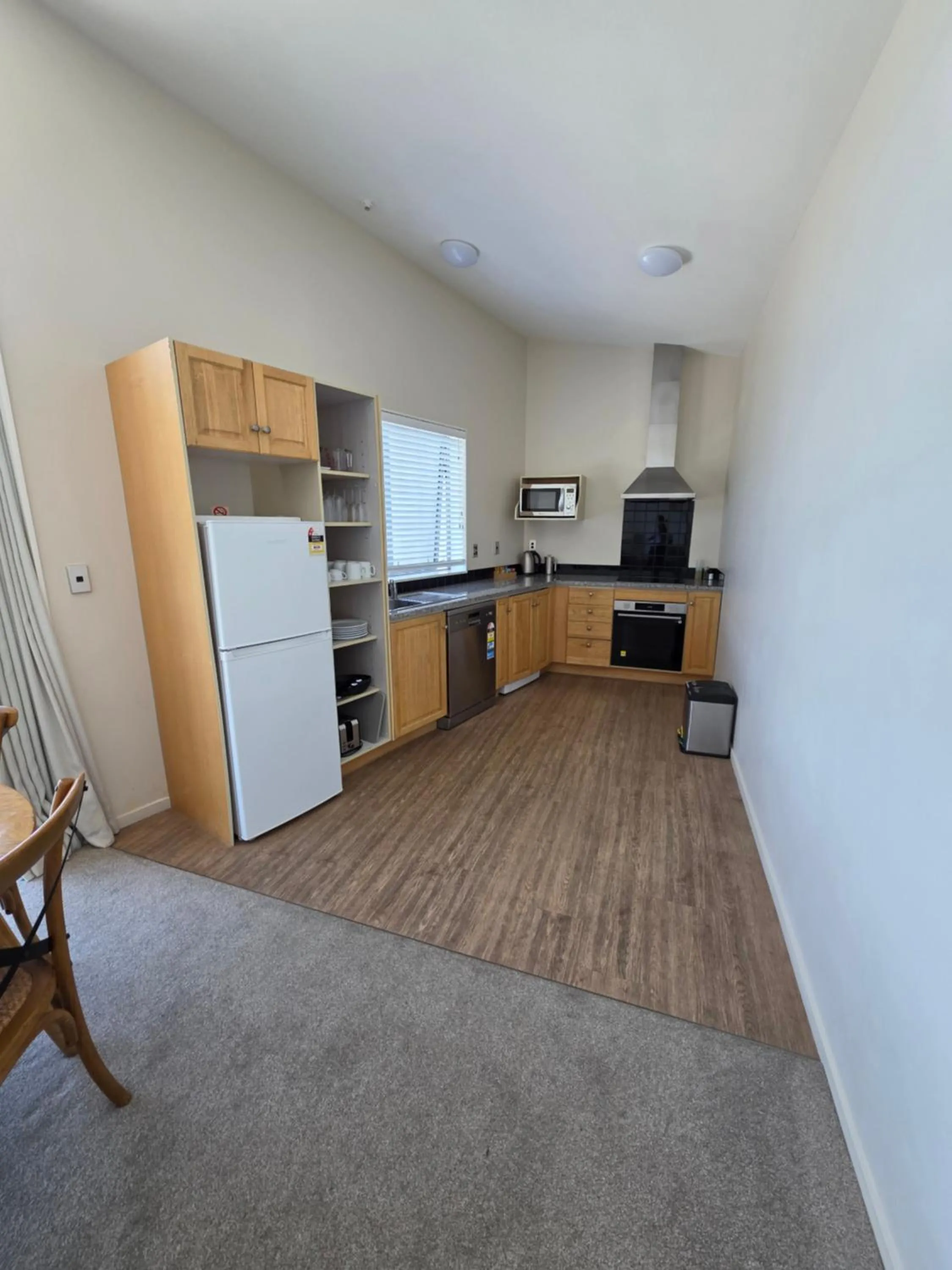 Kitchen or kitchenette in Kaikoura Waterfront Apartments