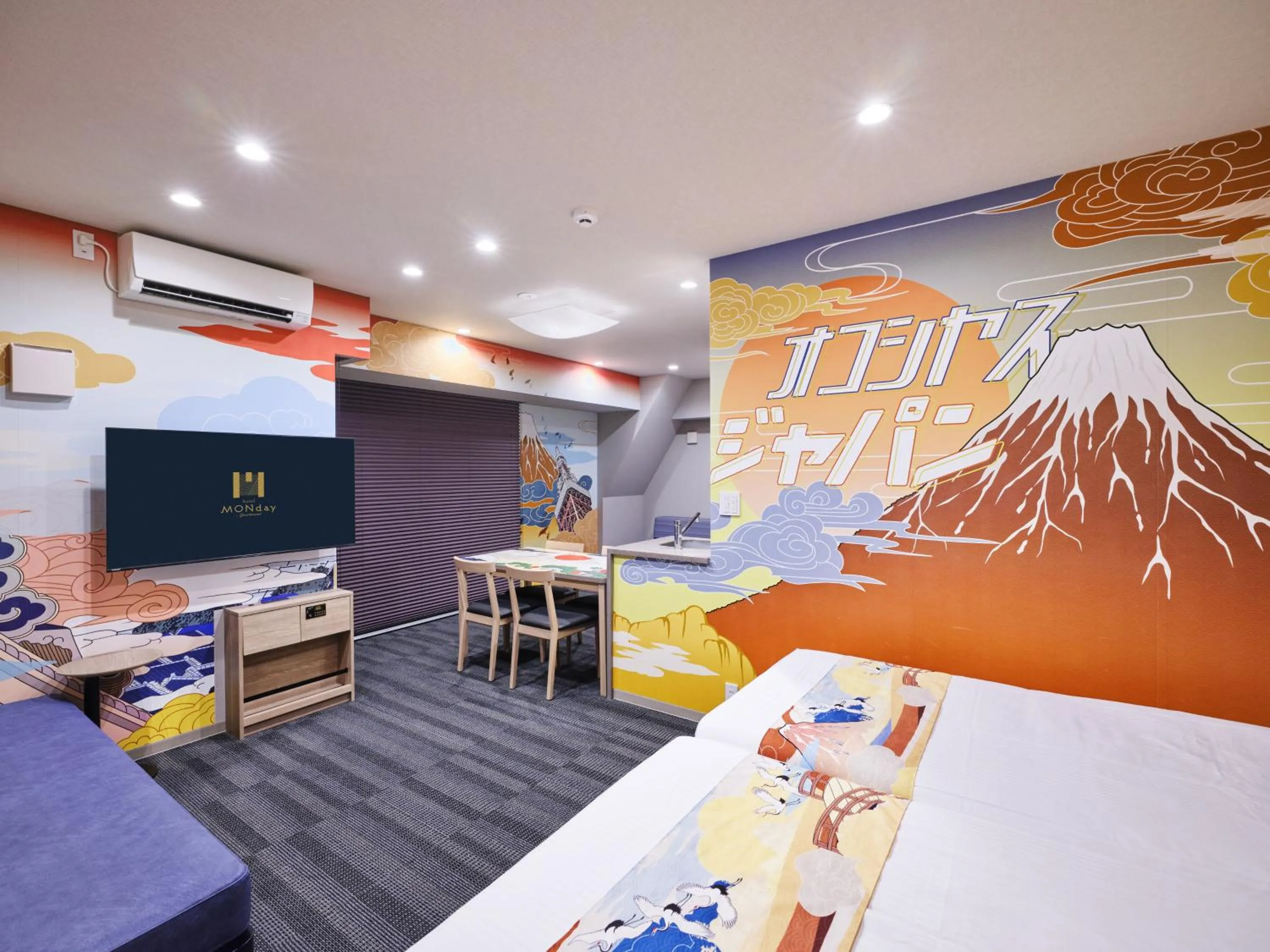 Bed in MONday Apart Premium HAMAMATSUCHO