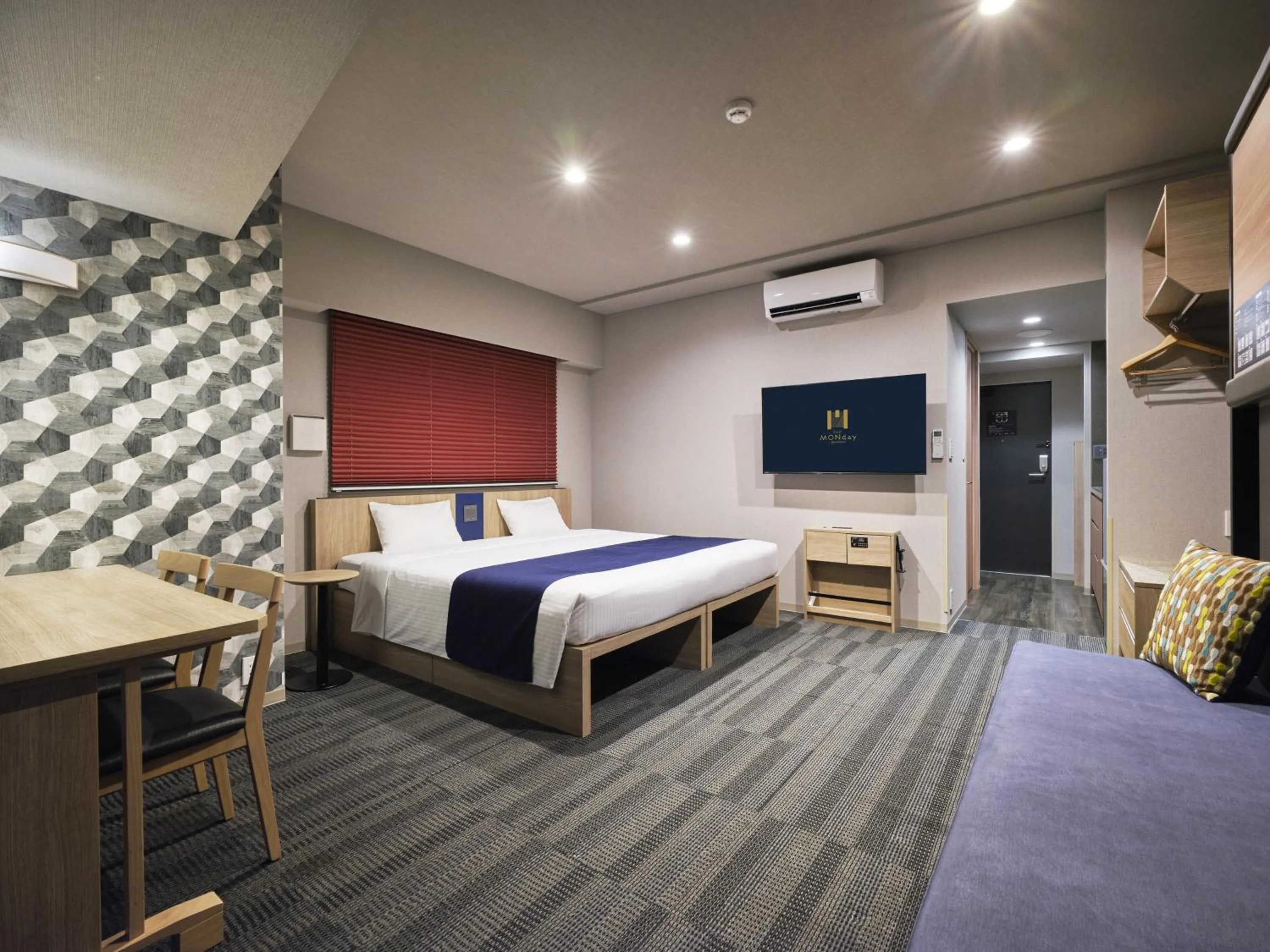 Bed in MONday Apart Hamamatsucho Daimon