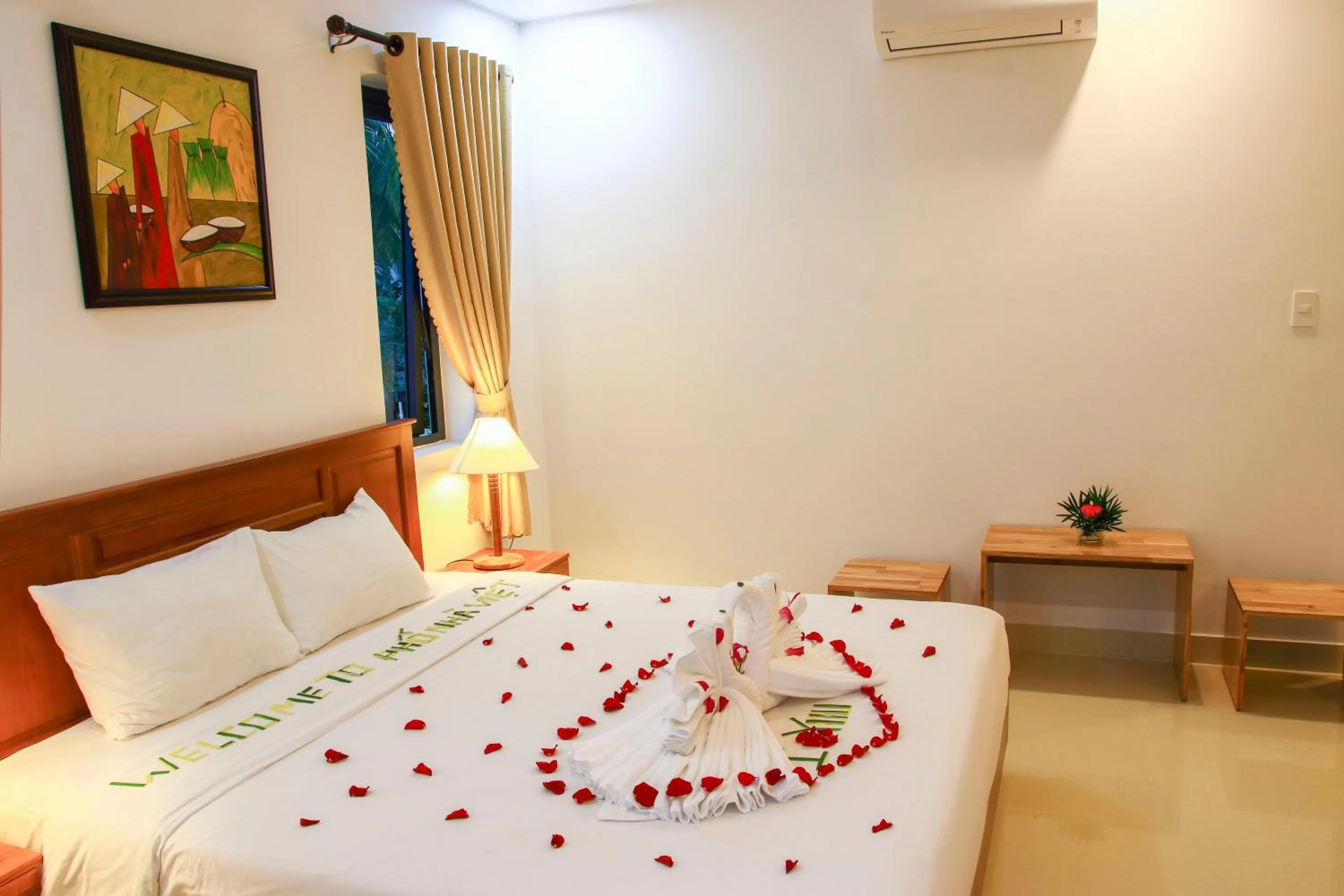 Bed in Hoi An Town Of Viet House Homestay