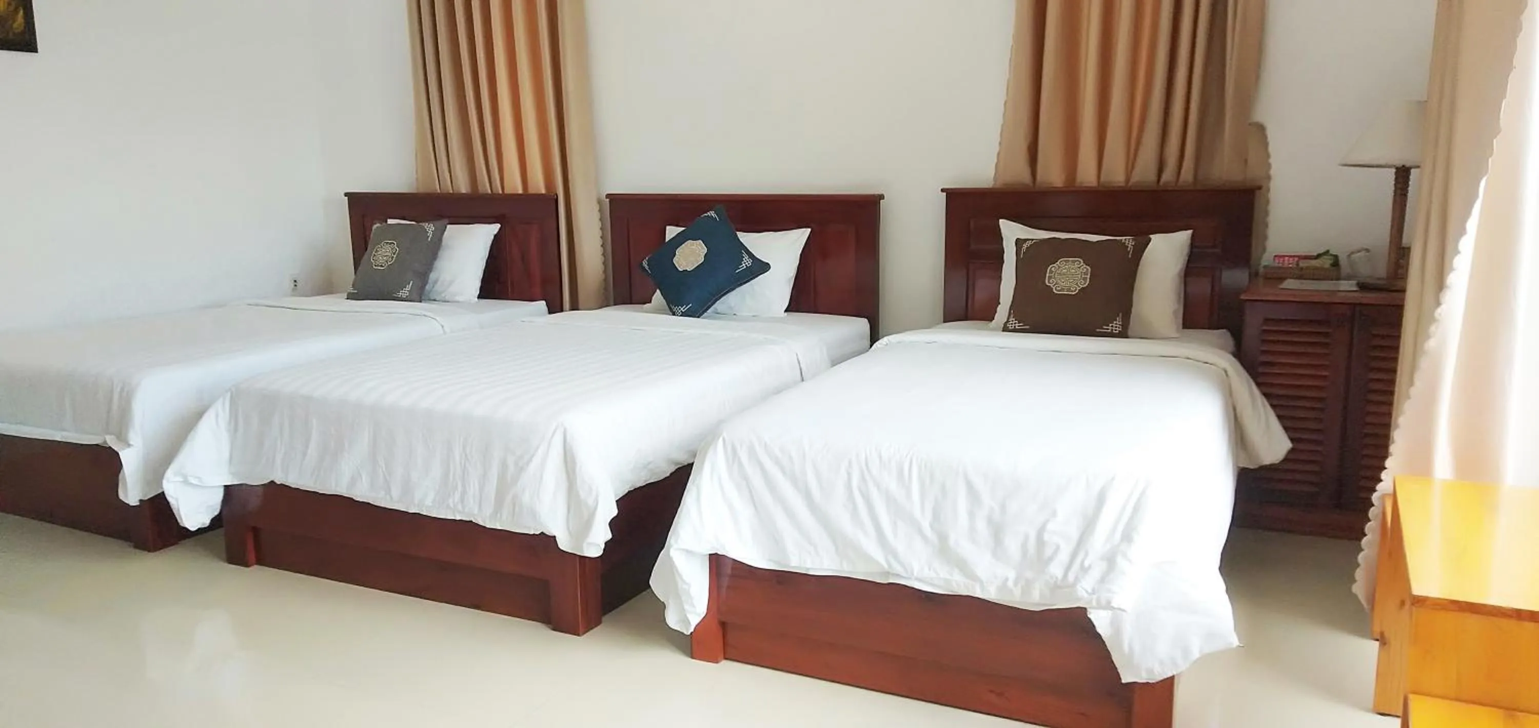 Bed in Hoi An Town Of Viet House Homestay