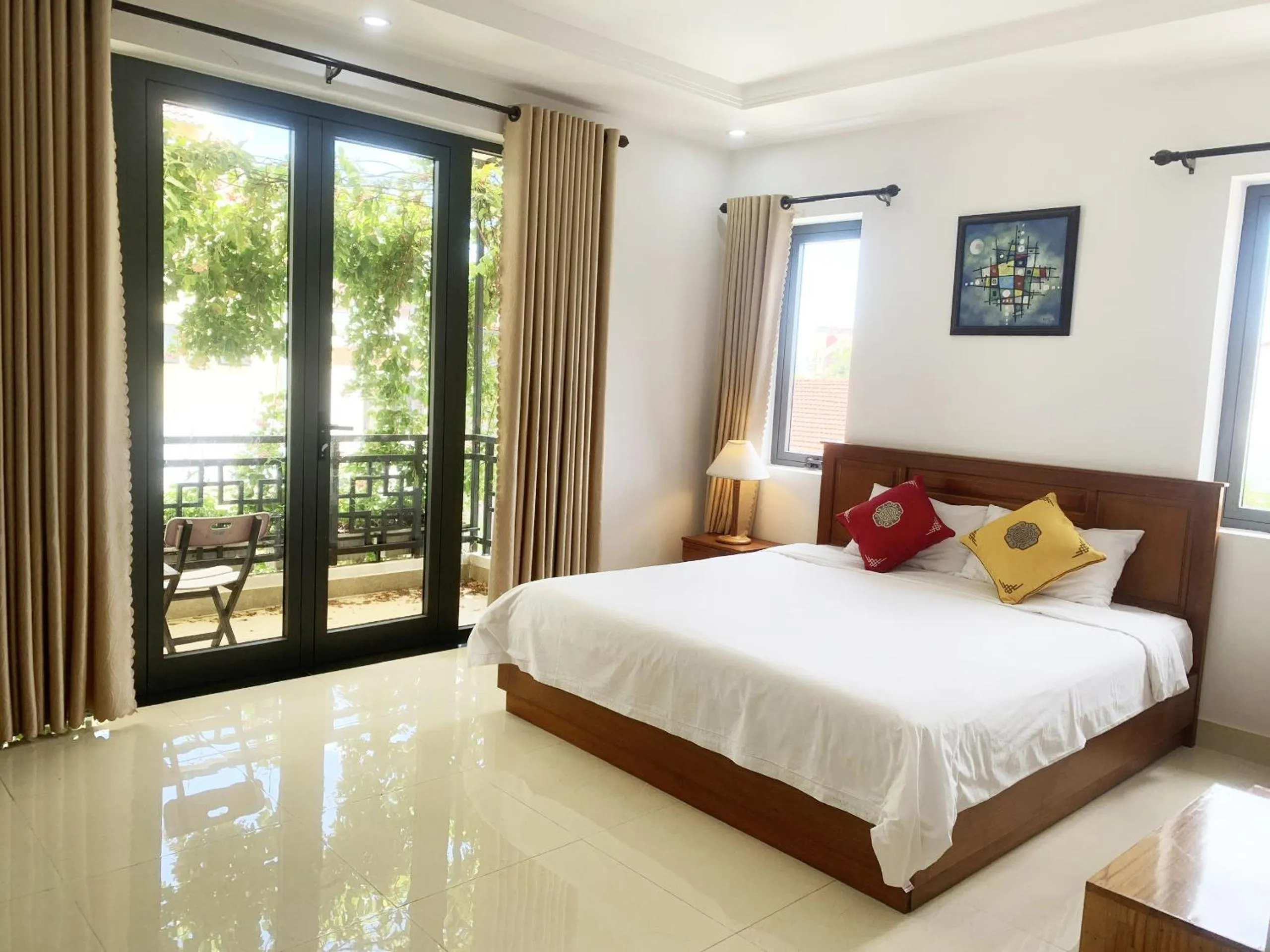 Bed in Hoi An Town Of Viet House Homestay