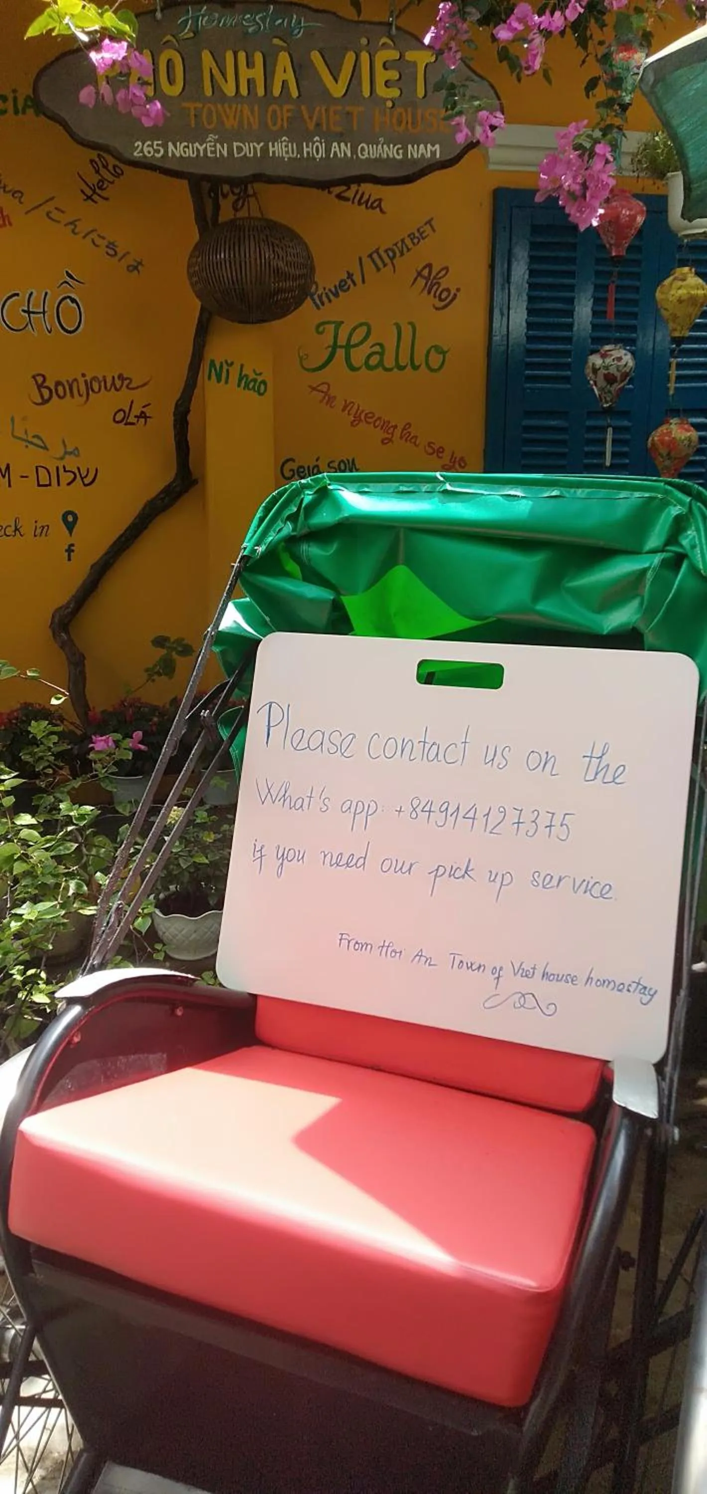 shuttle in Hoi An Town Of Viet House Homestay