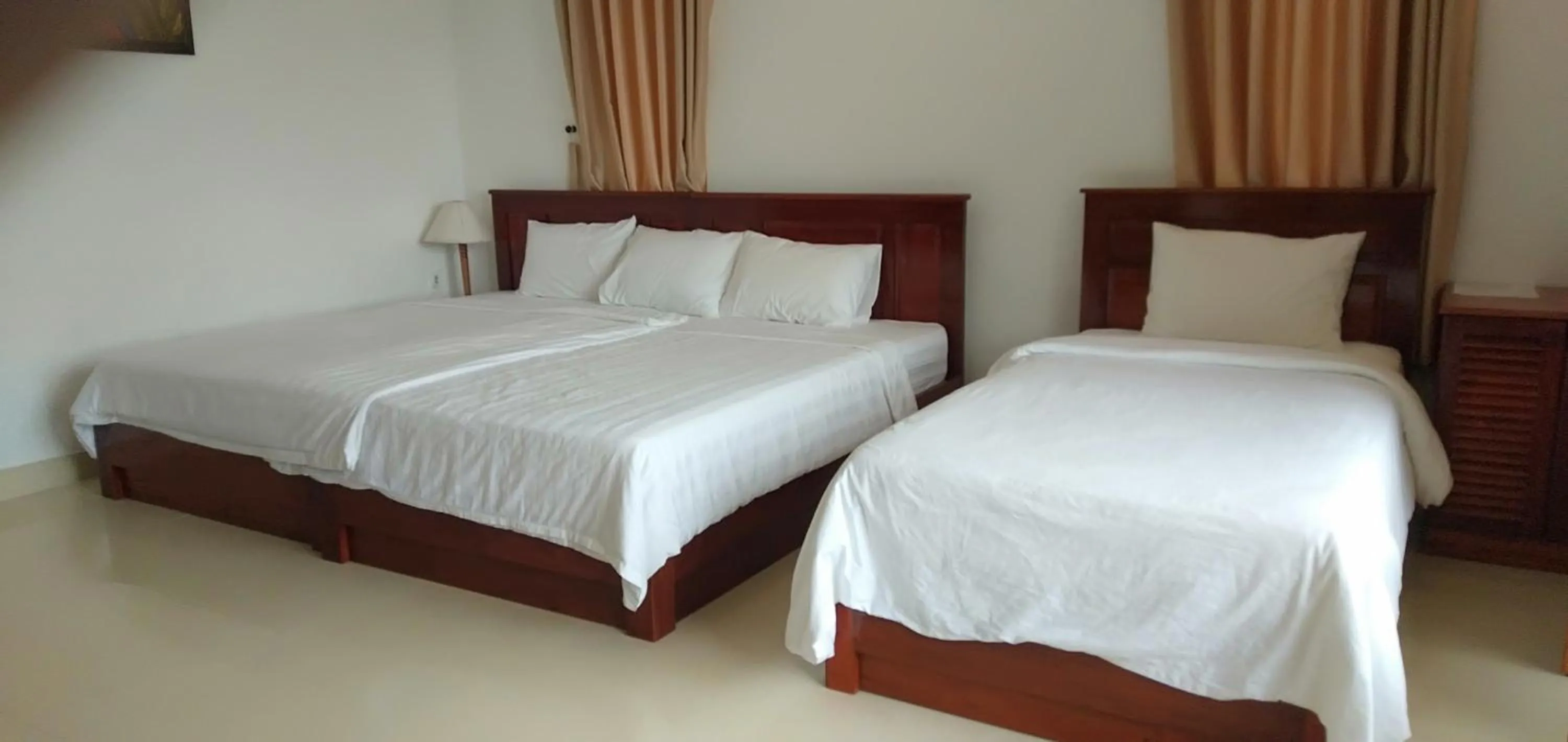 Bed in Hoi An Town Of Viet House Homestay