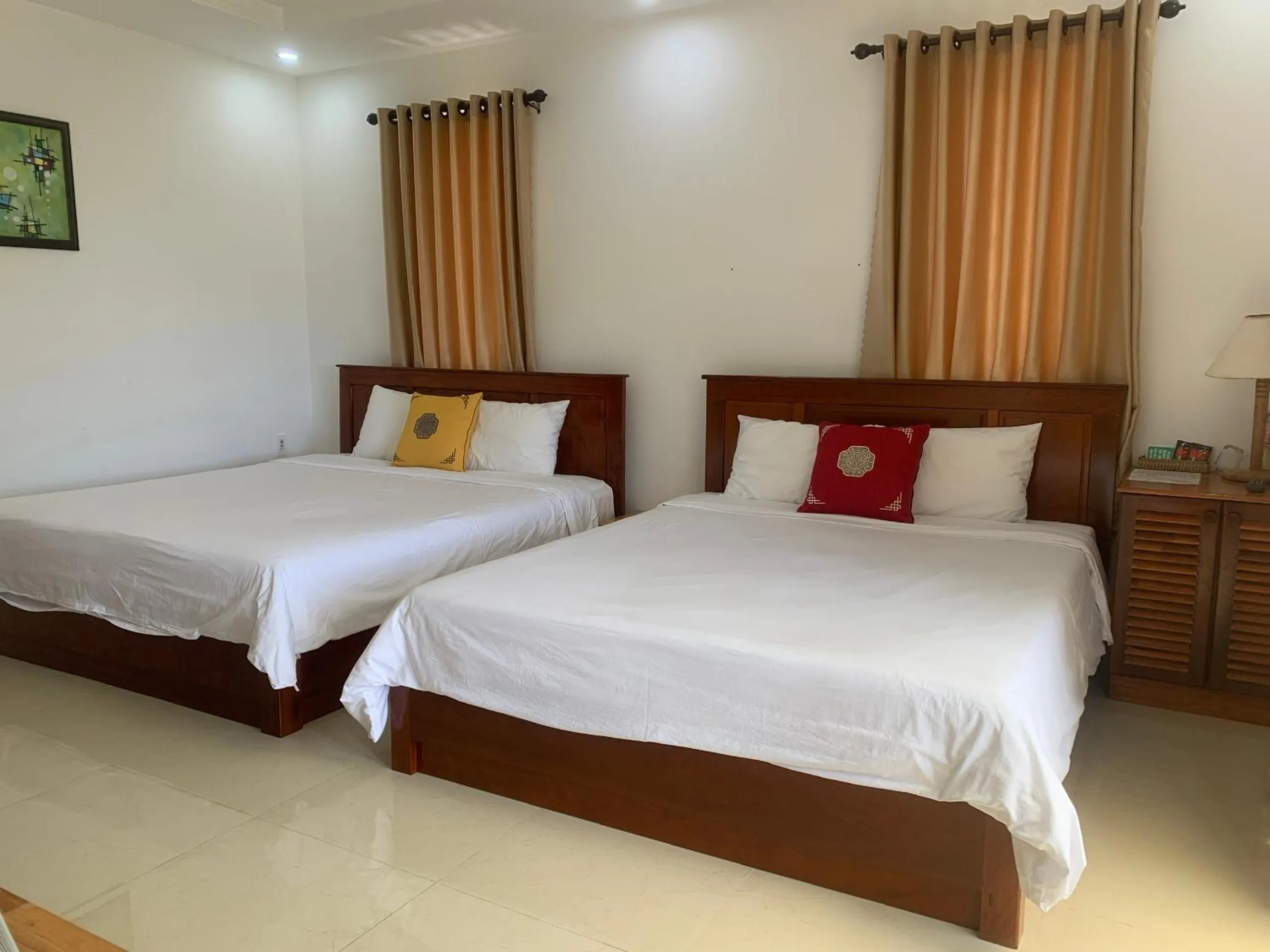 Bed in Hoi An Town Of Viet House Homestay