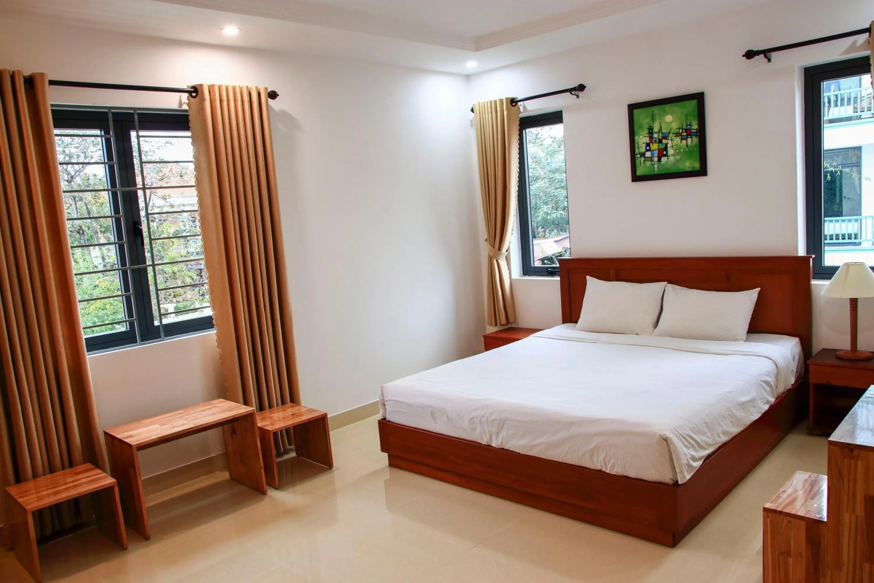 Bed in Hoi An Town Of Viet House Homestay