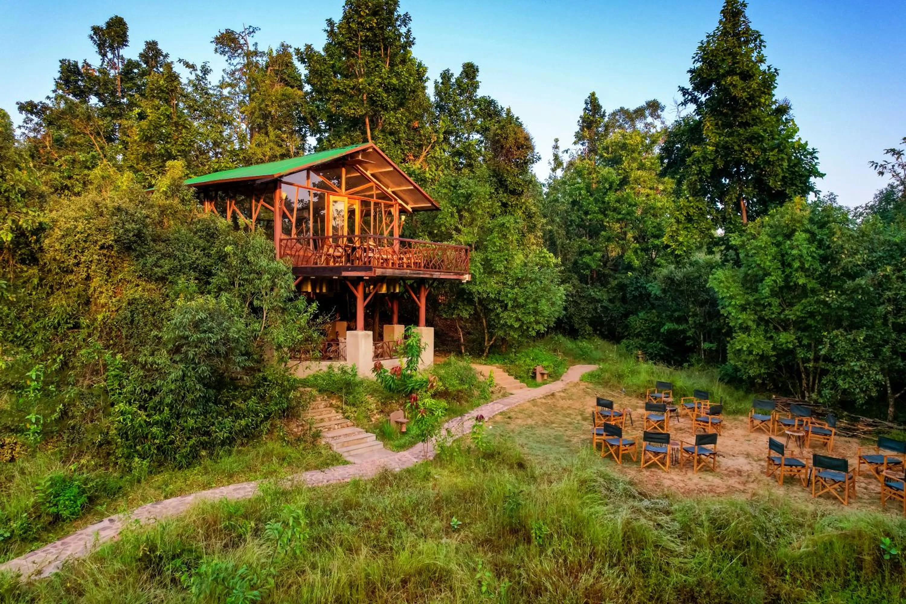 Natural landscape in Kanha Jungle Camp