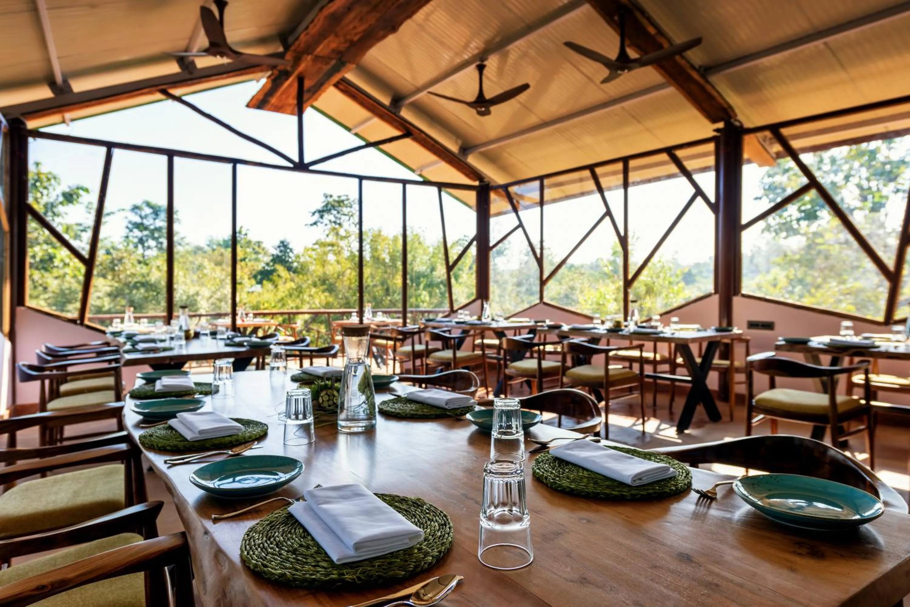 Restaurant/places to eat in Kanha Jungle Camp
