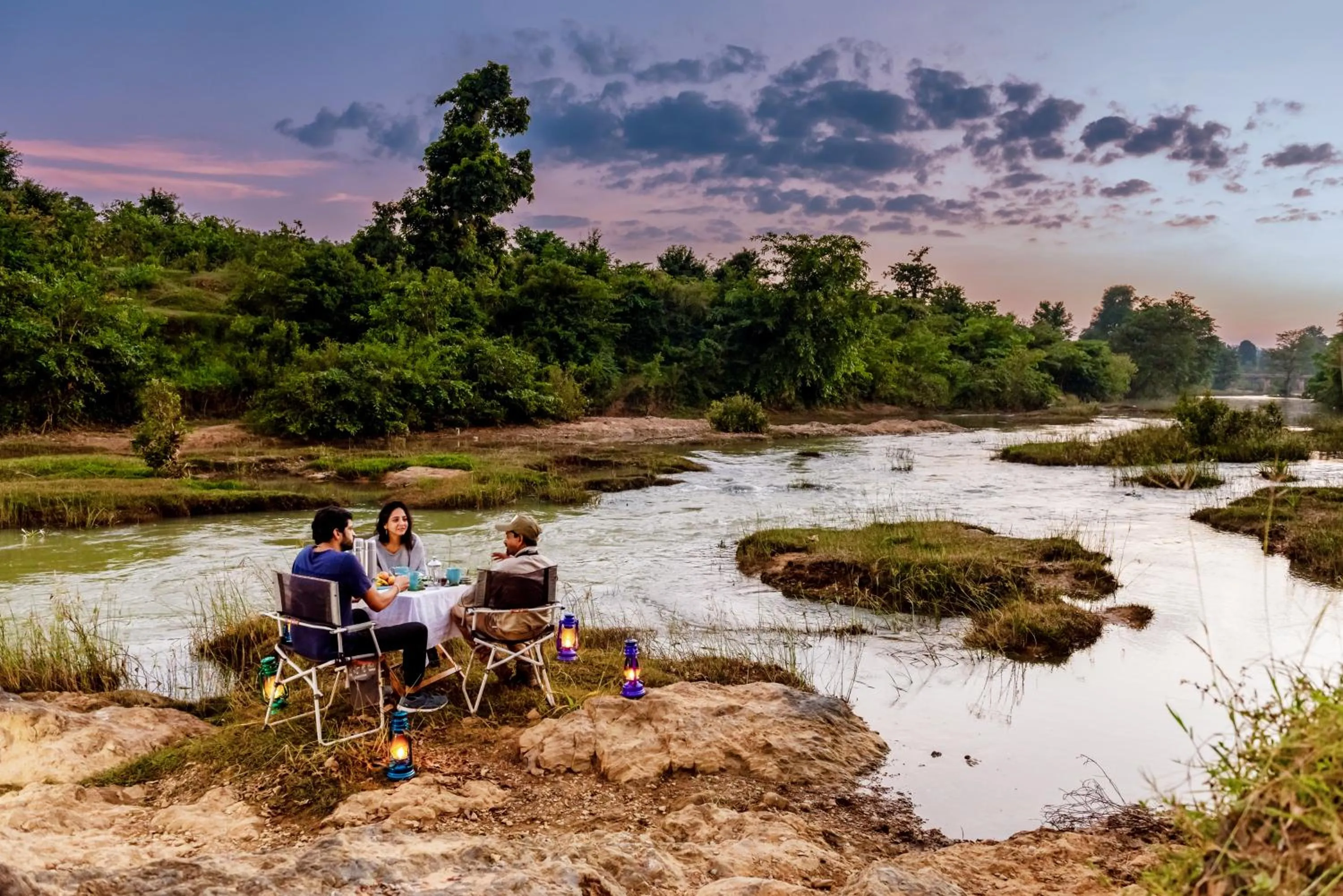 Natural landscape in Kanha Jungle Camp
