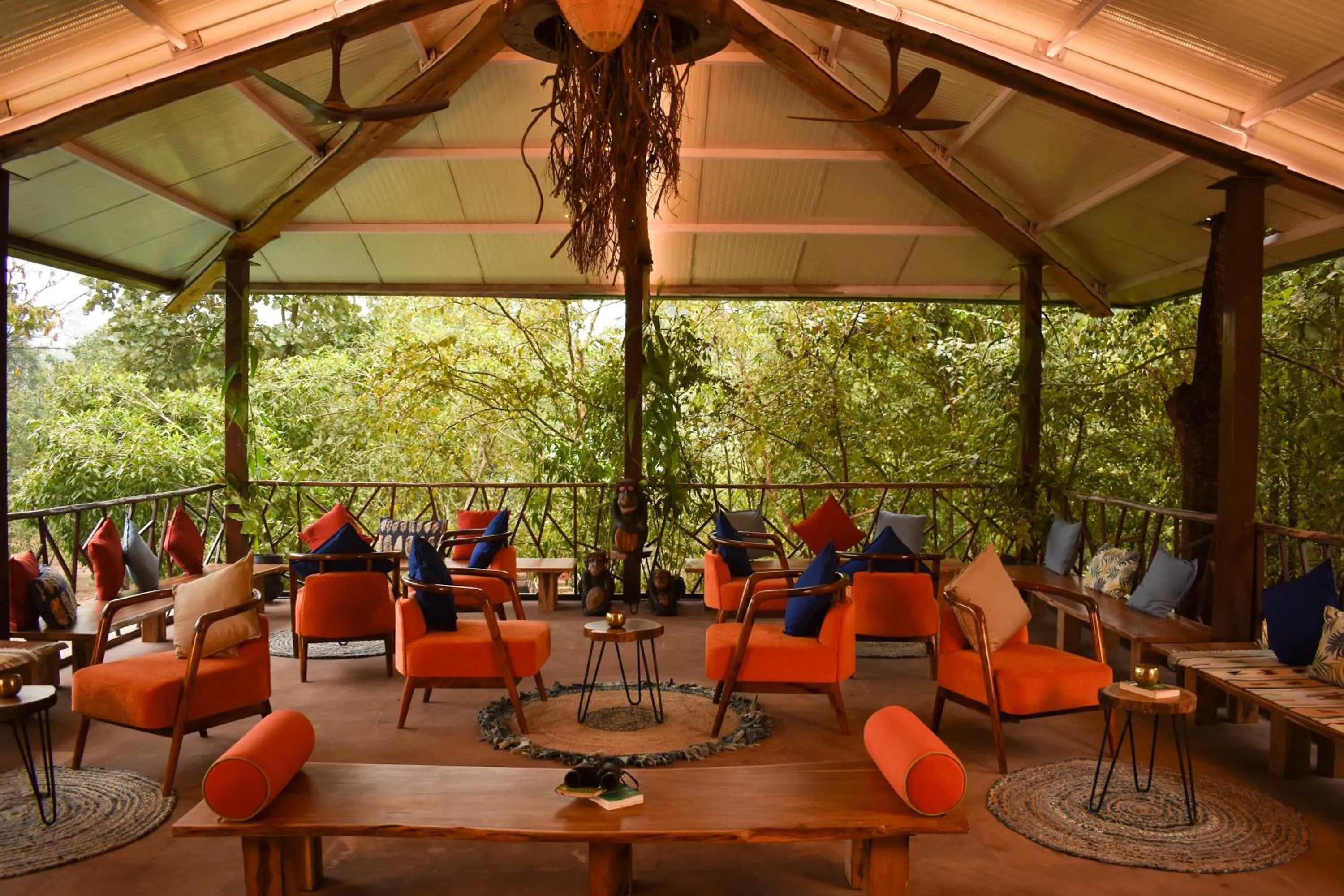 Patio in Kanha Jungle Camp