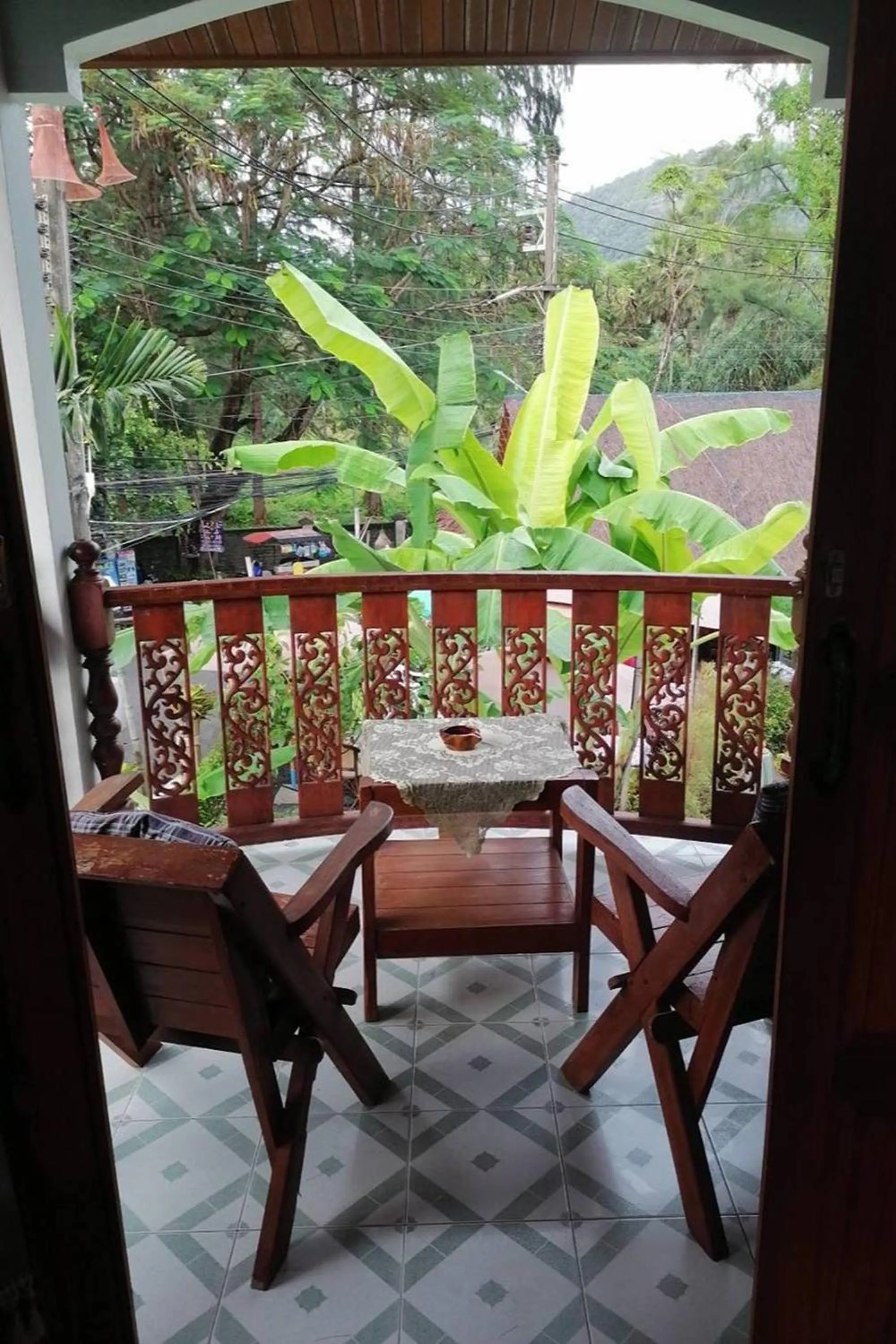 Patio in Ginis Beach Resort
