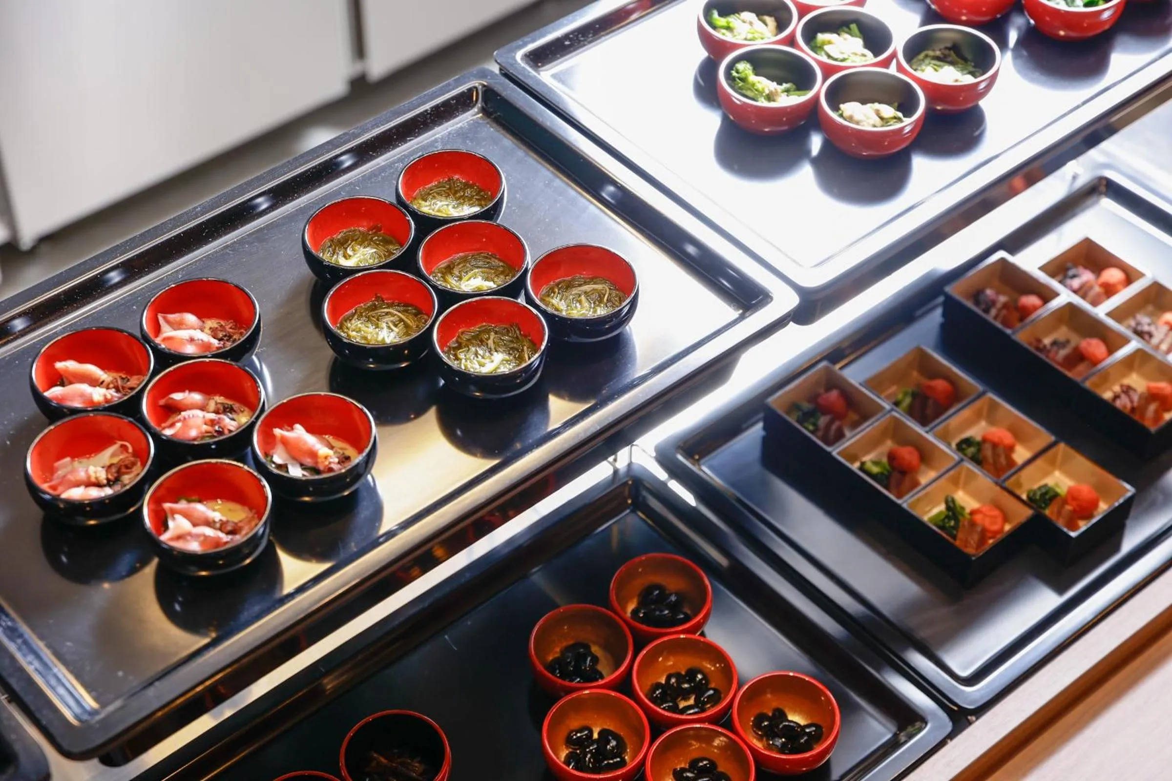 Buffet breakfast in Dormy Inn Kobe Motomachi Natural Hot Springs