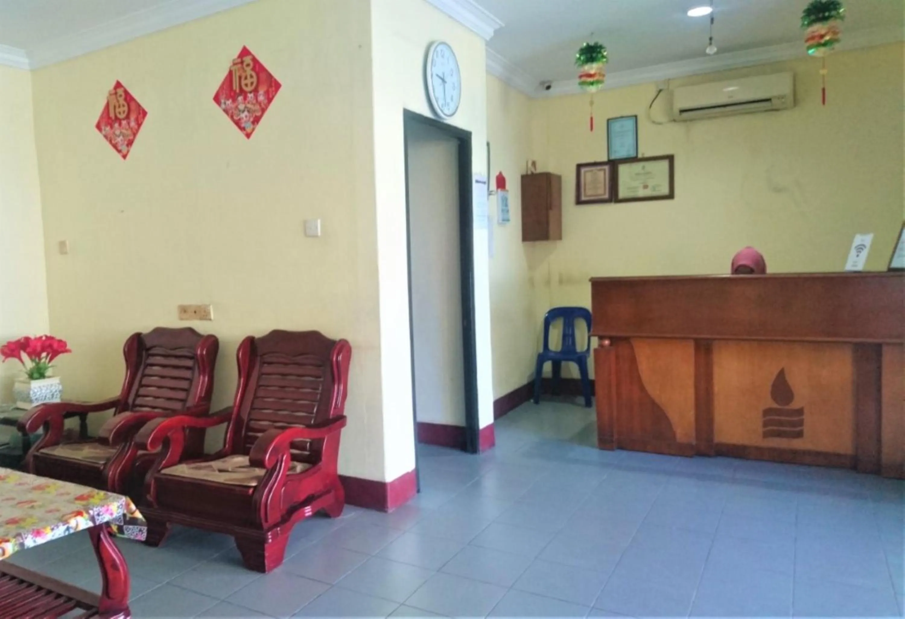 Lobby or reception in Hotel Pelita Terang