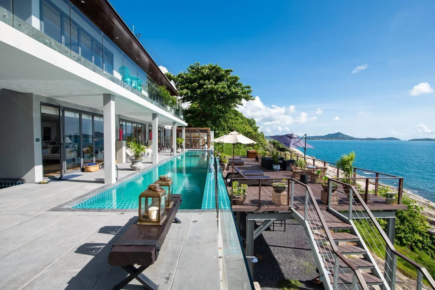 Swimming pool in Villa Samayra - An Oceanfront Pool Villa, Koh Samui