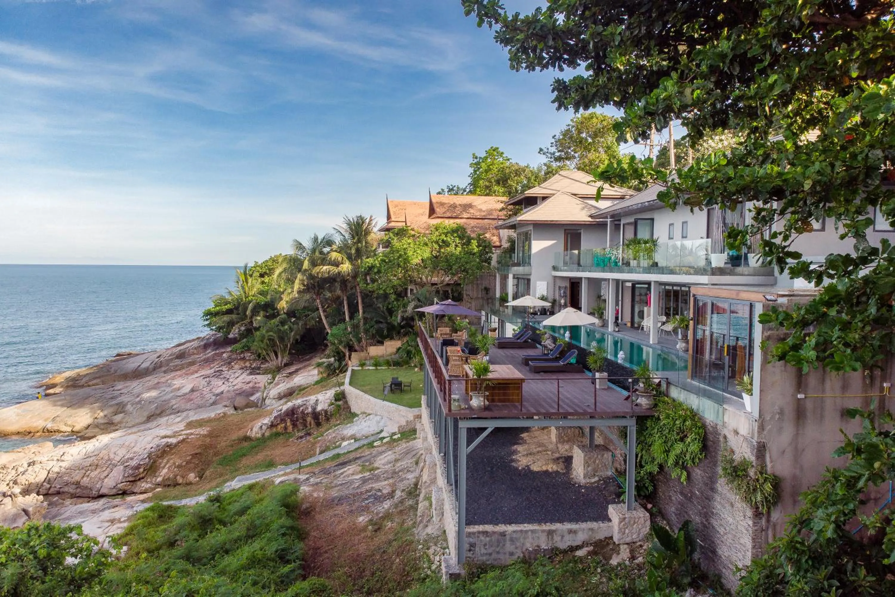 Property building in Villa Samayra - An Oceanfront Pool Villa, Koh Samui