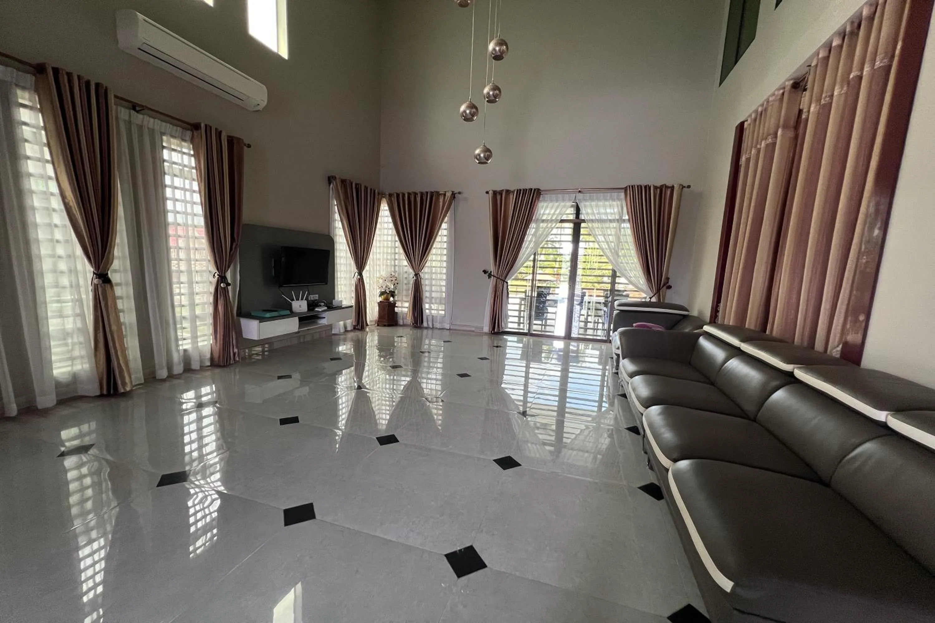 Living room in Nurbayu Chalet, Kemaman