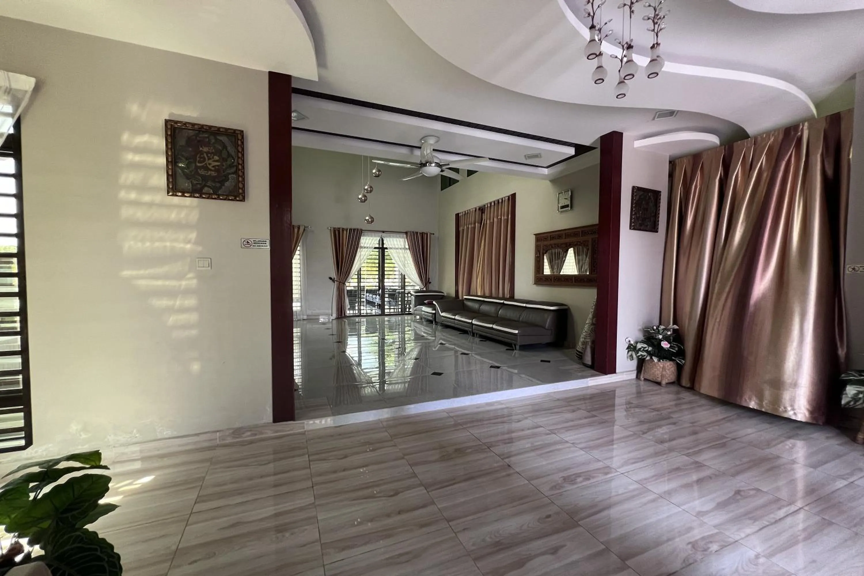 Living room in Nurbayu Chalet, Kemaman