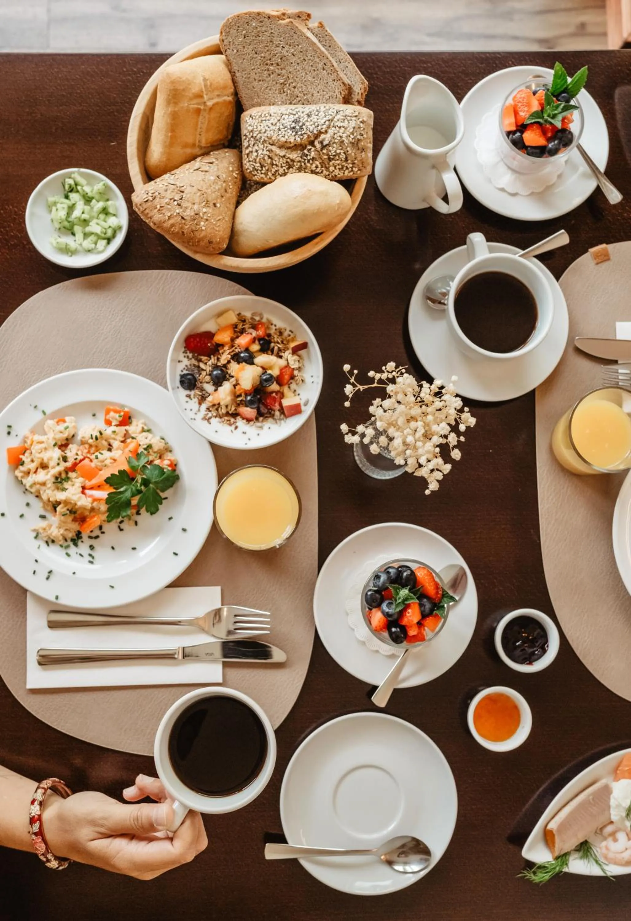 Breakfast in Aparthotel Christine