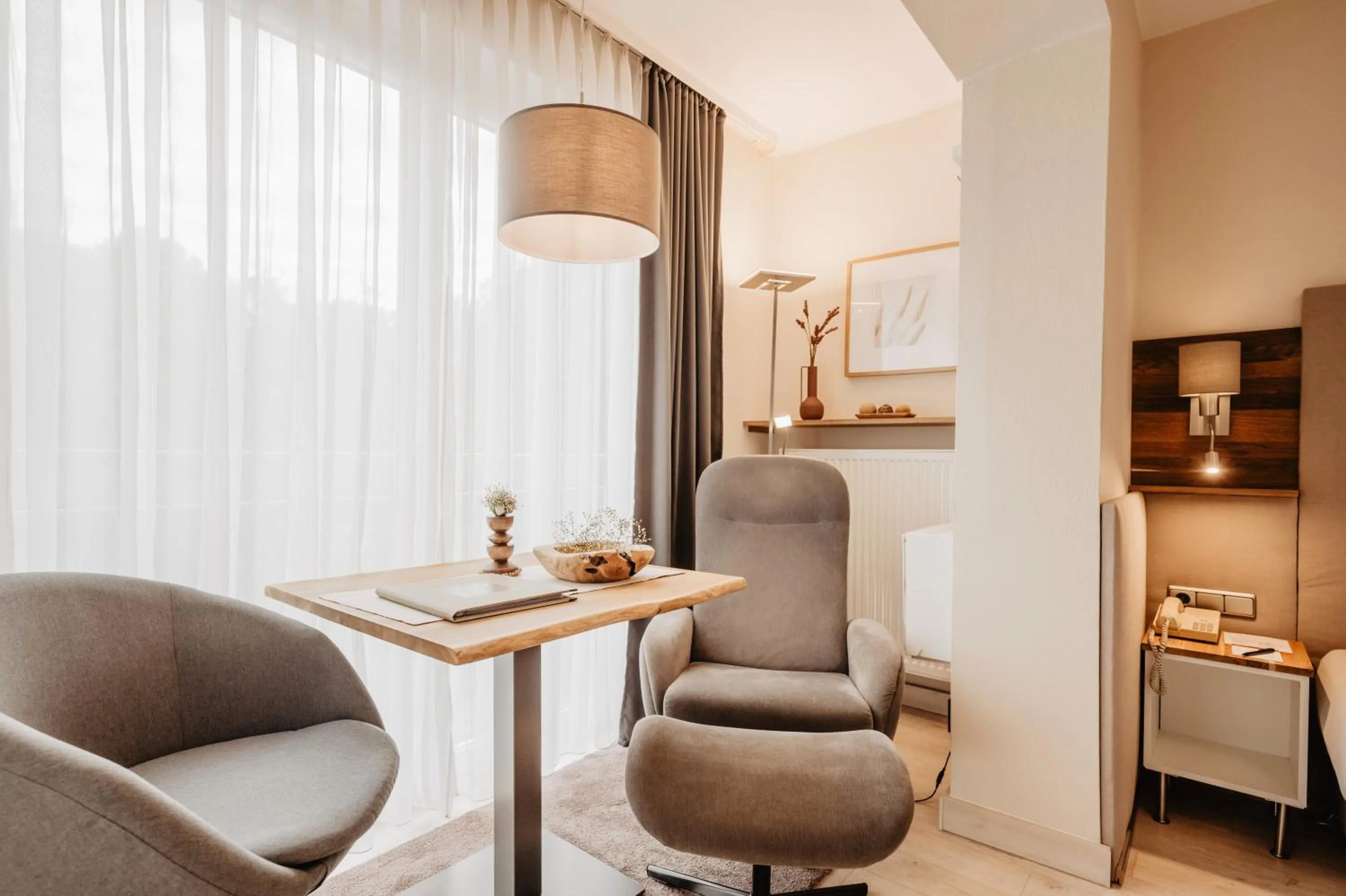 Seating area in Aparthotel Christine