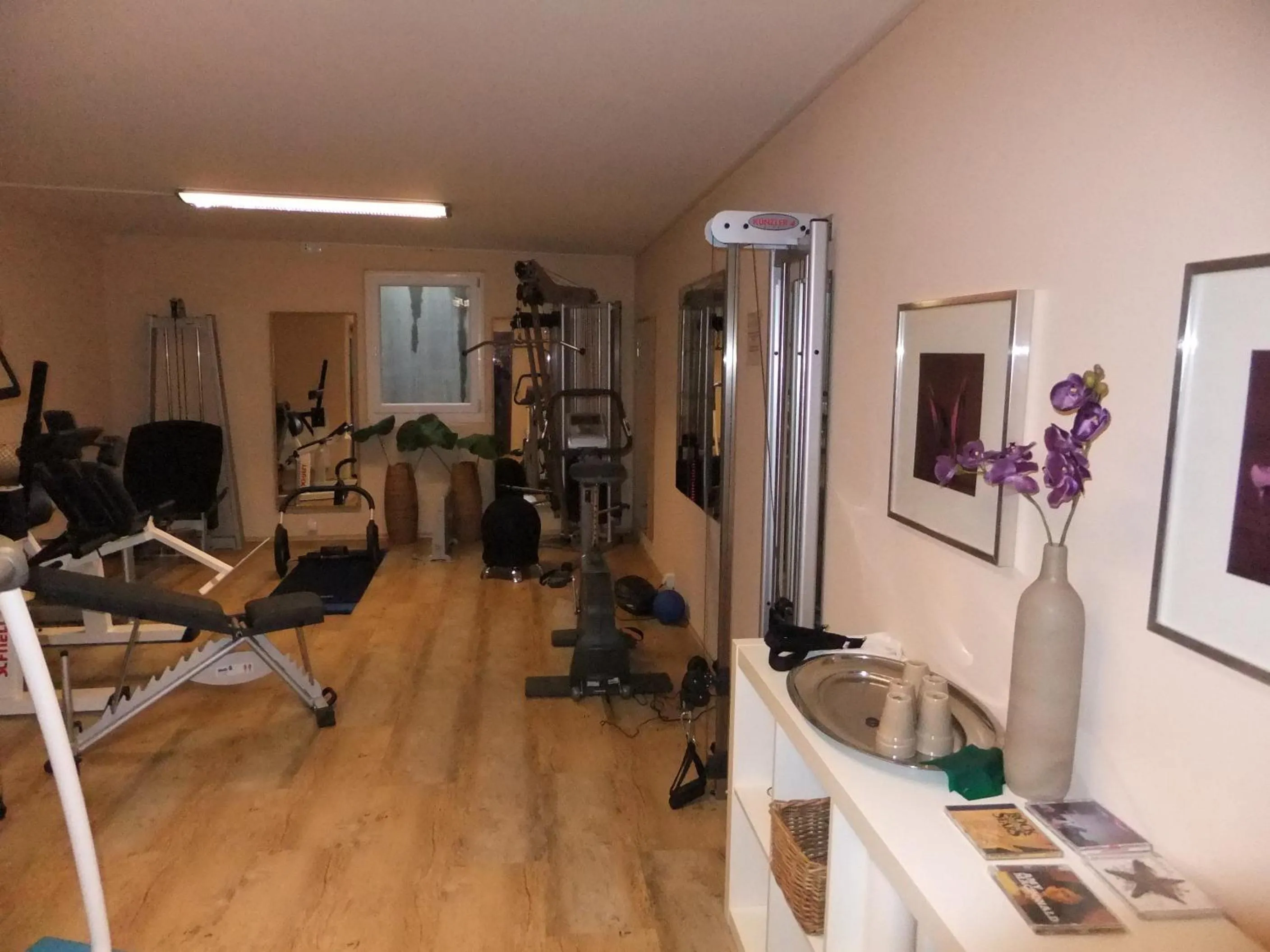 Fitness centre/facilities in Aparthotel Christine