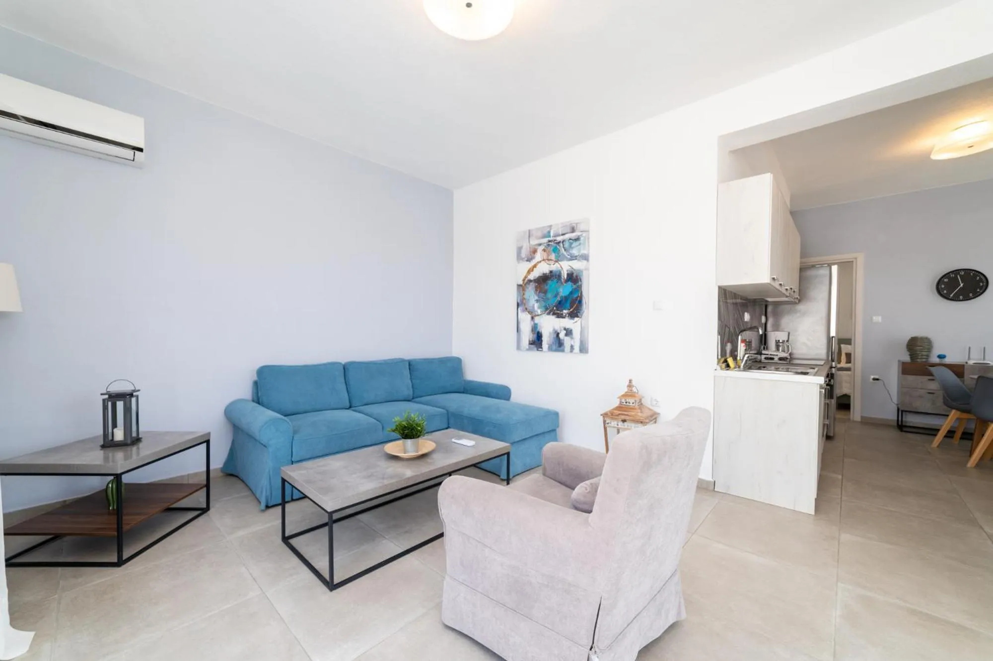 Living room in Thalassa & Thalassa Prive Residential Complex