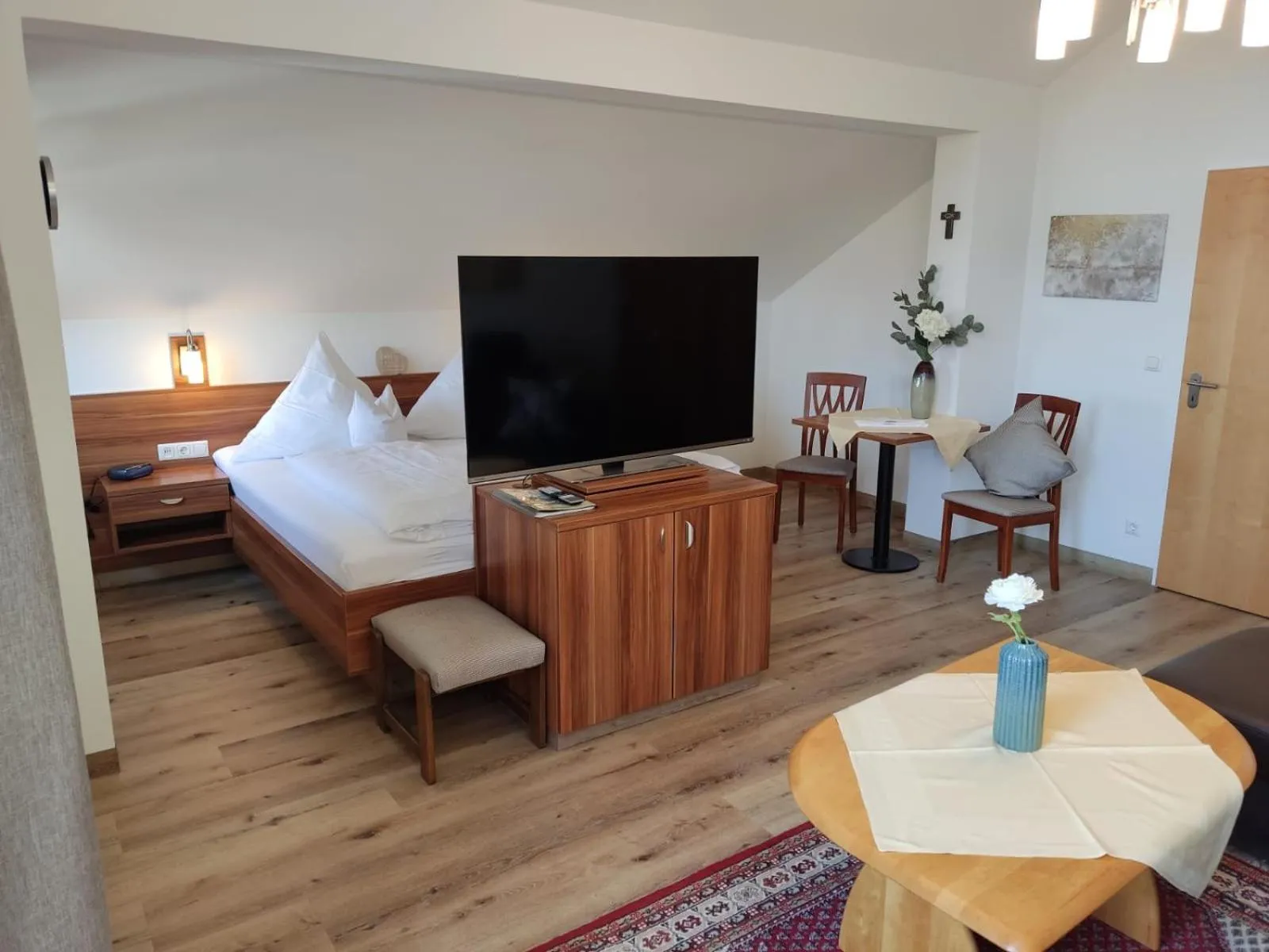 View (from property/room), Bed in Appartement-Haus Blumenhof