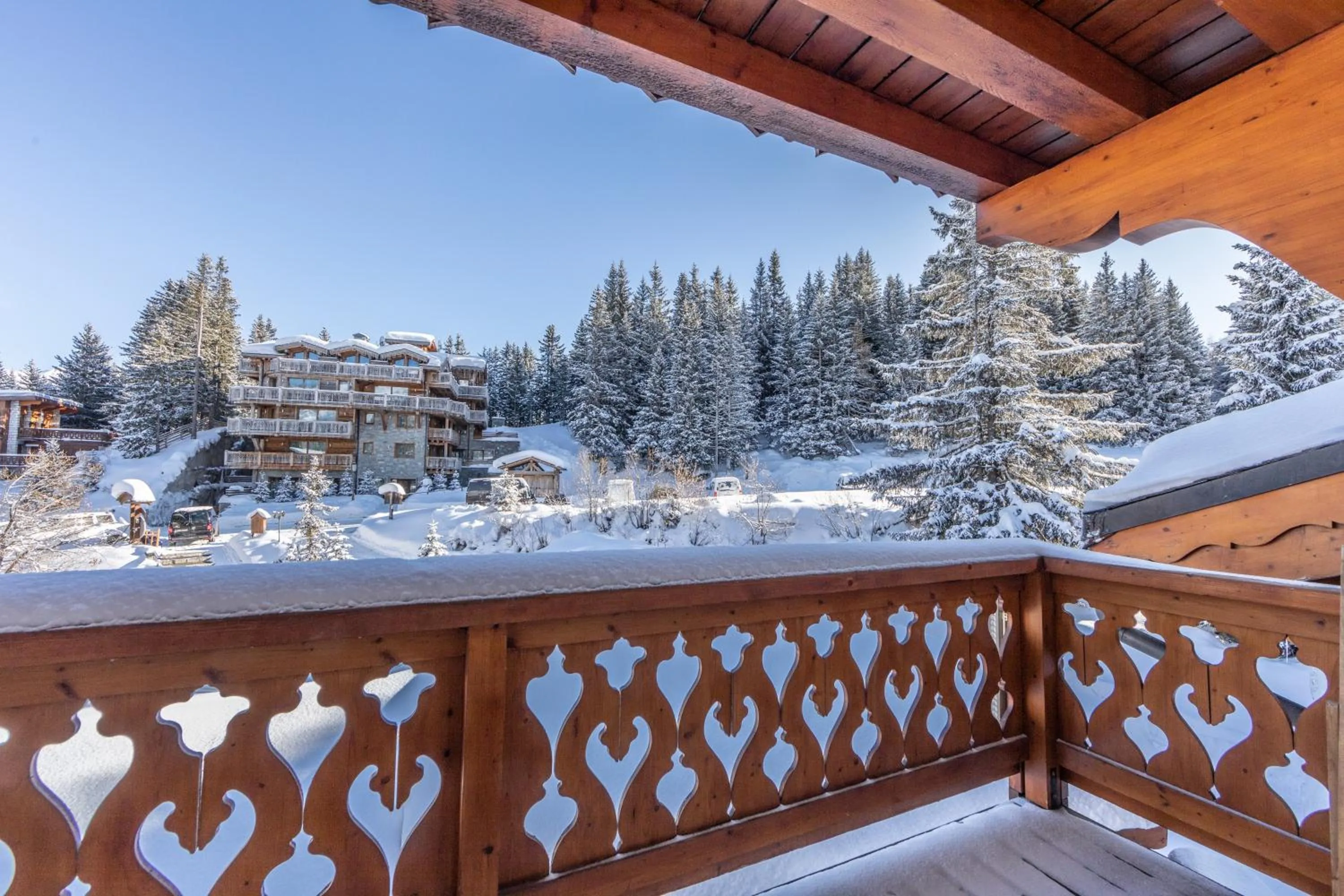Natural landscape in Hôtel Les Sherpas
