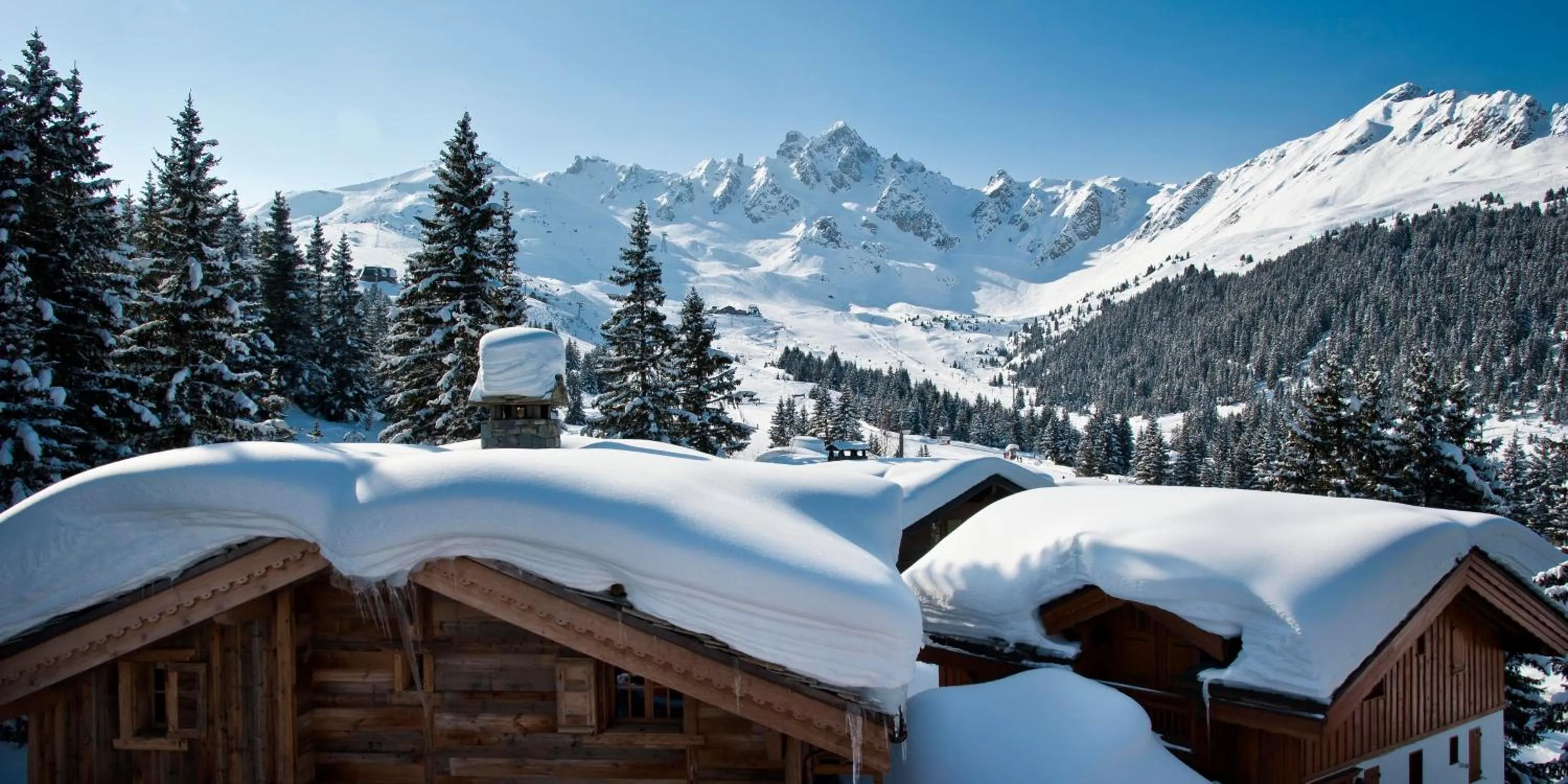 Natural landscape in Hôtel Les Sherpas
