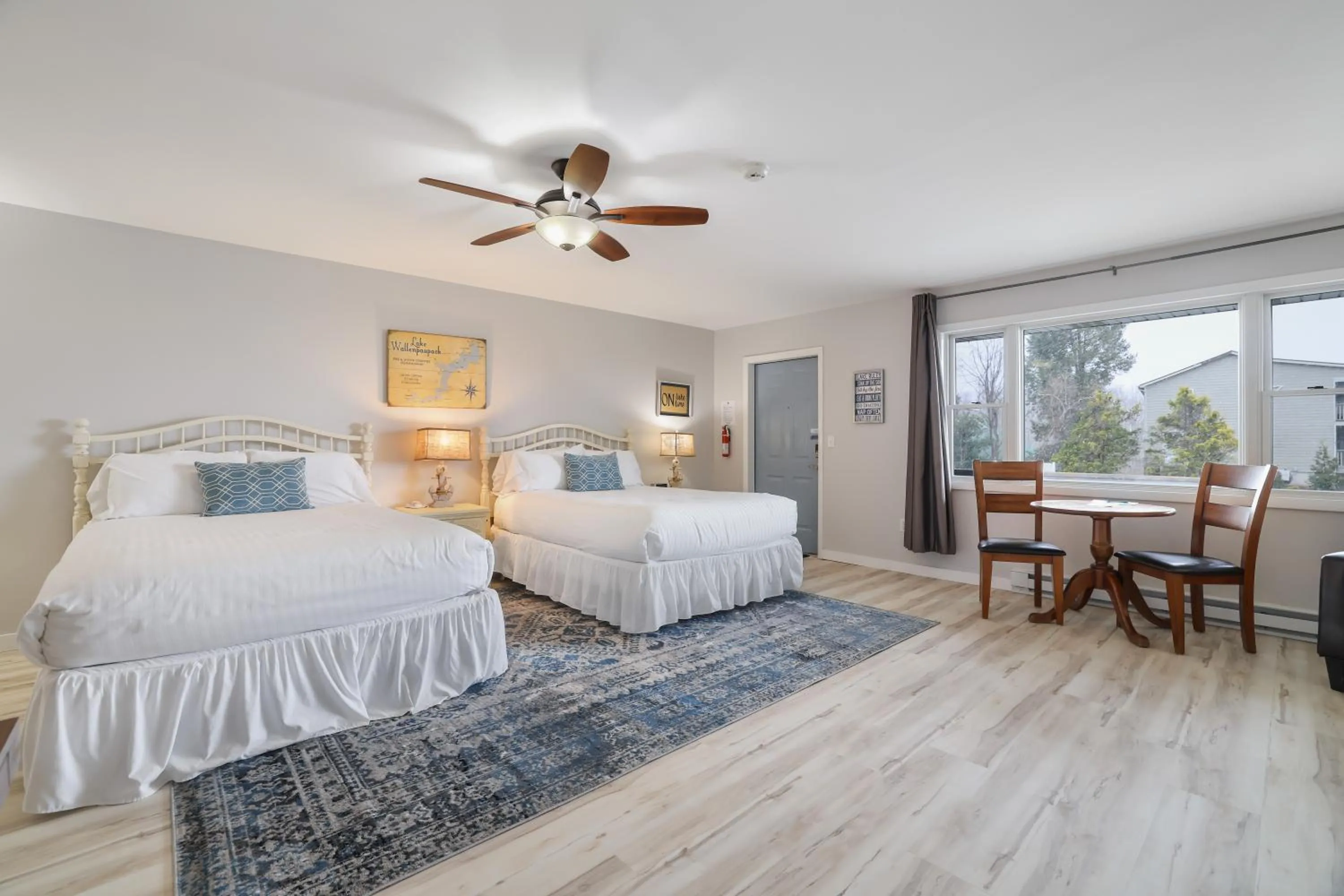 Bed in East Shore Lodging