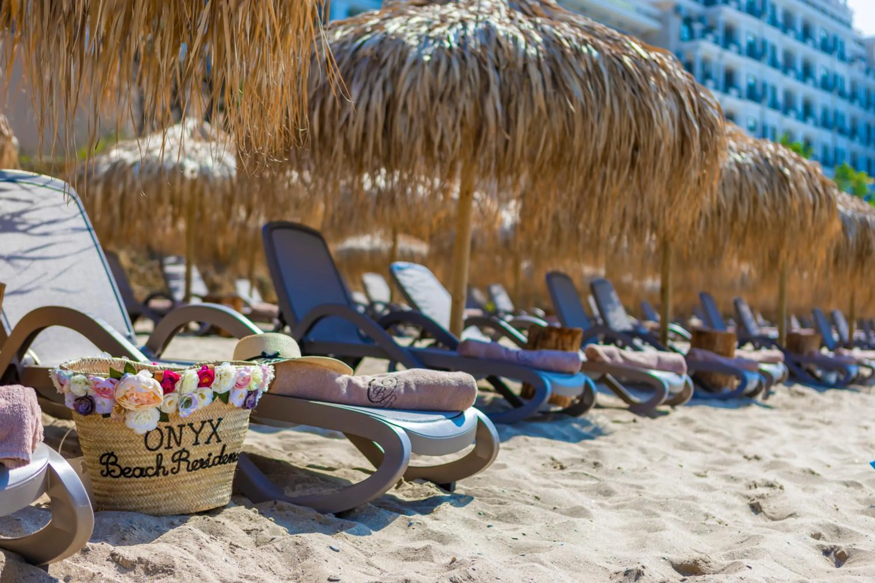 Beach in Onyx Beach Residence - Free Beach Access & Parking