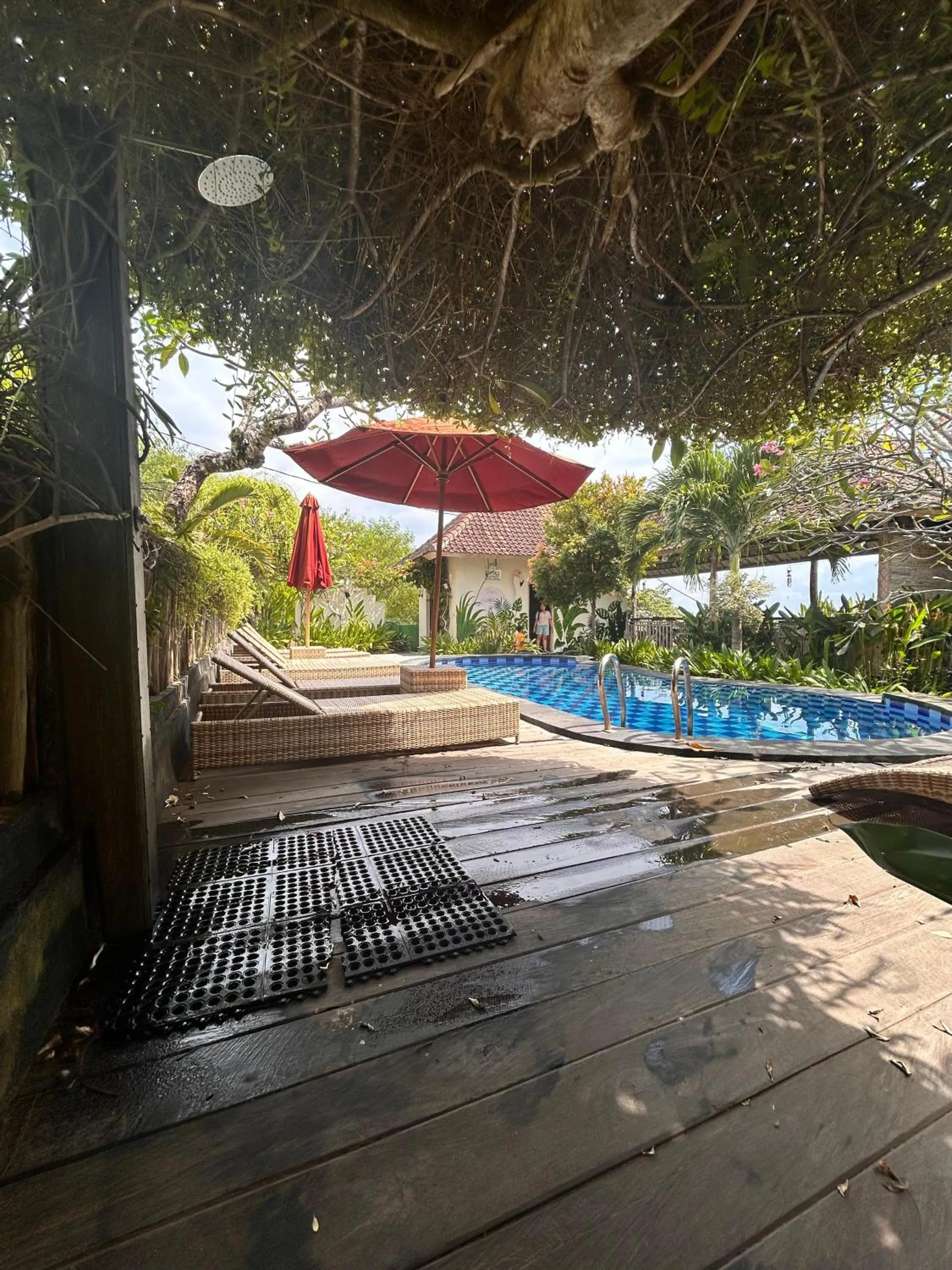 Open Air Bath in Unicorn Bungalow