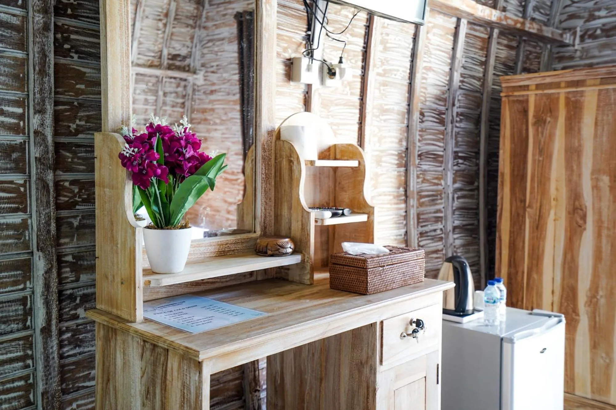 Coffee/tea facilities in Unicorn Bungalow