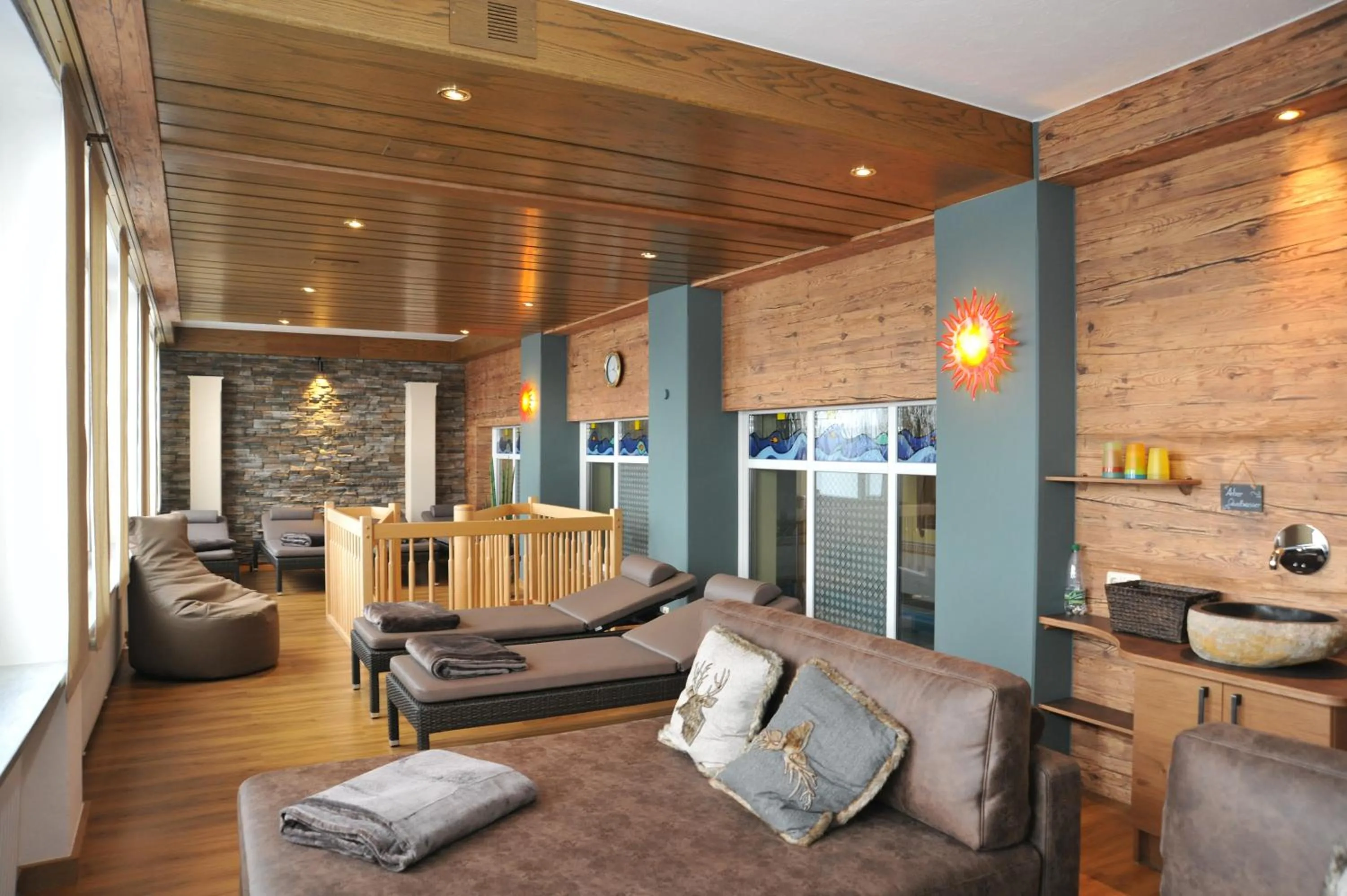 Decorative detail in Ferienhotel Hubertus