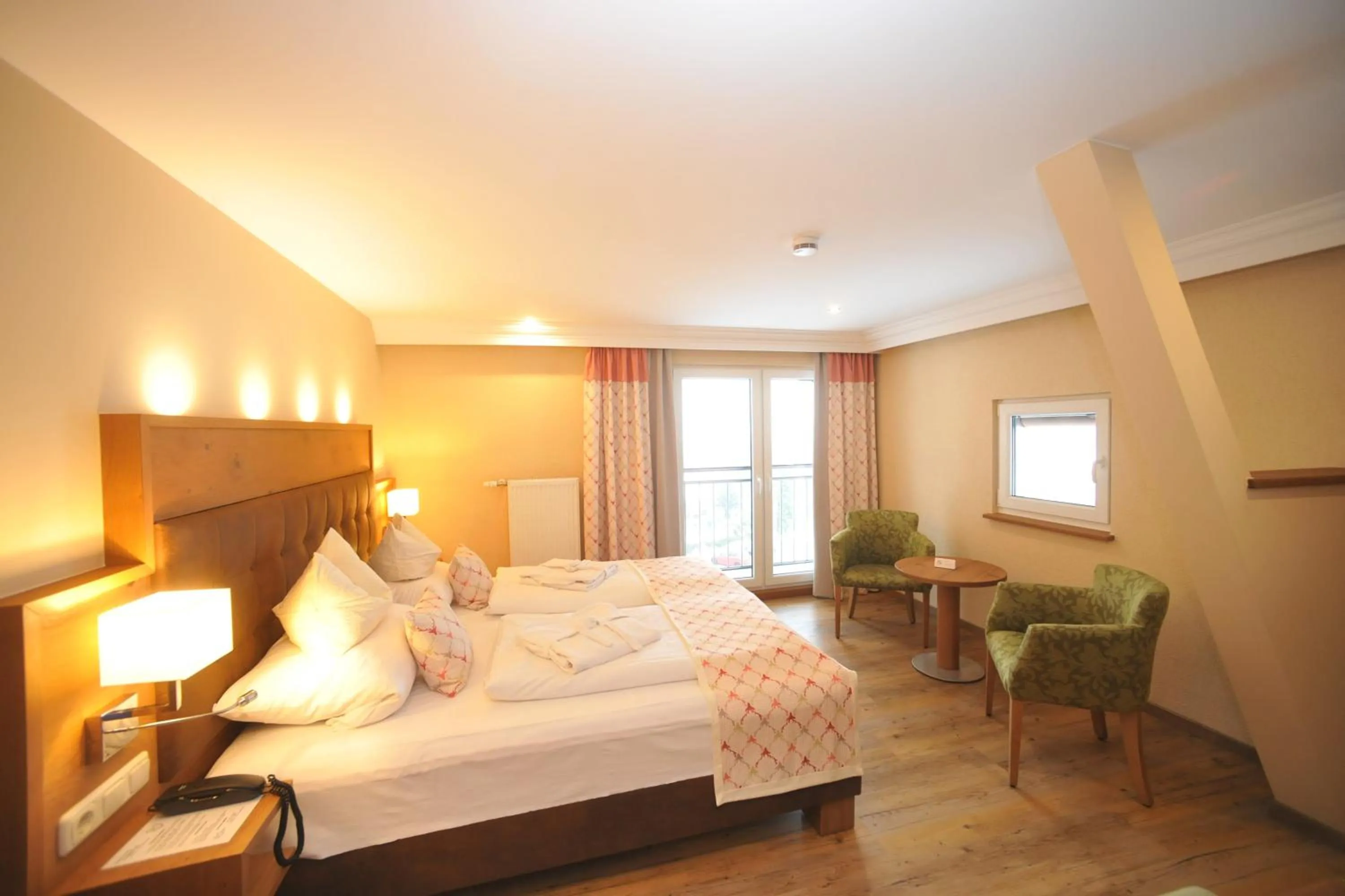 Bed in Ferienhotel Hubertus