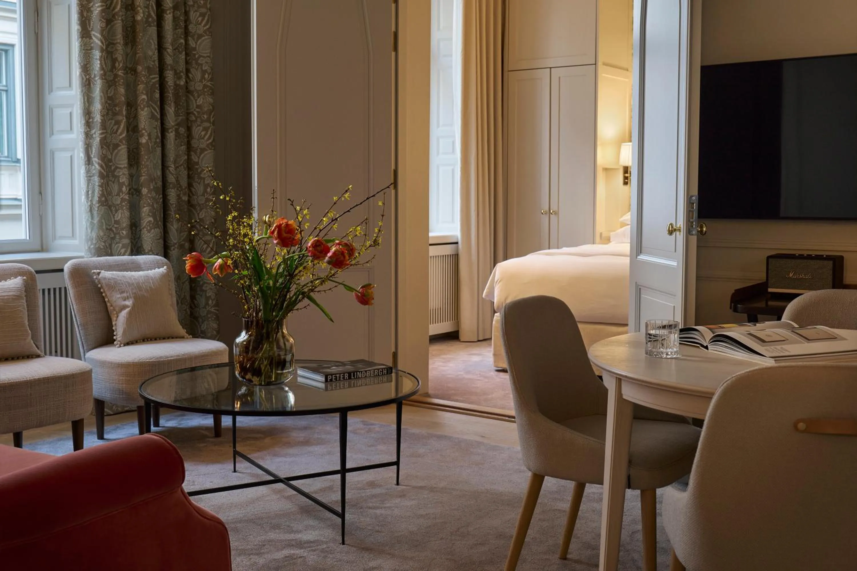 Living room, Bed in Villa Dagmar
