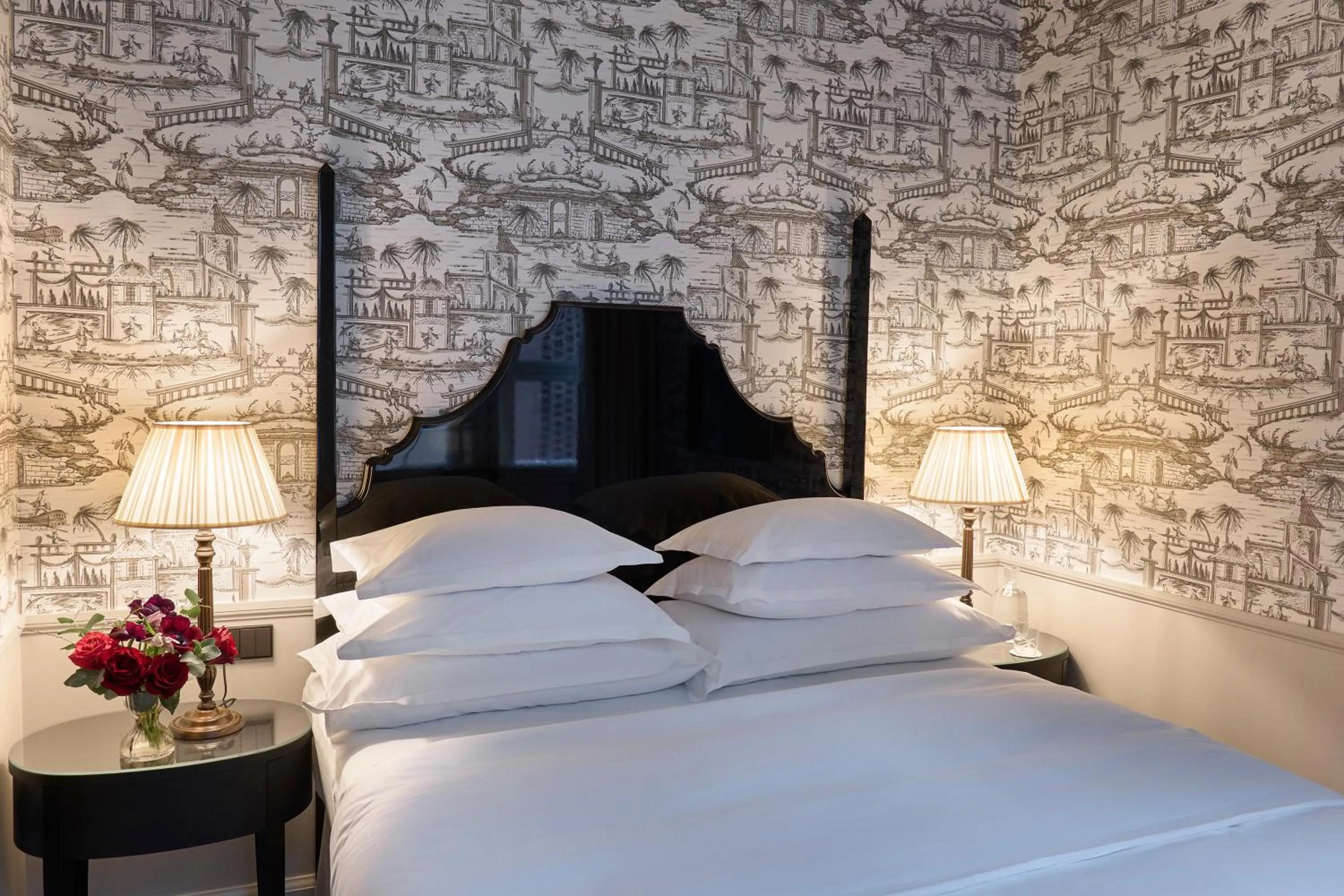 Bedroom, Bed in Villa Dagmar