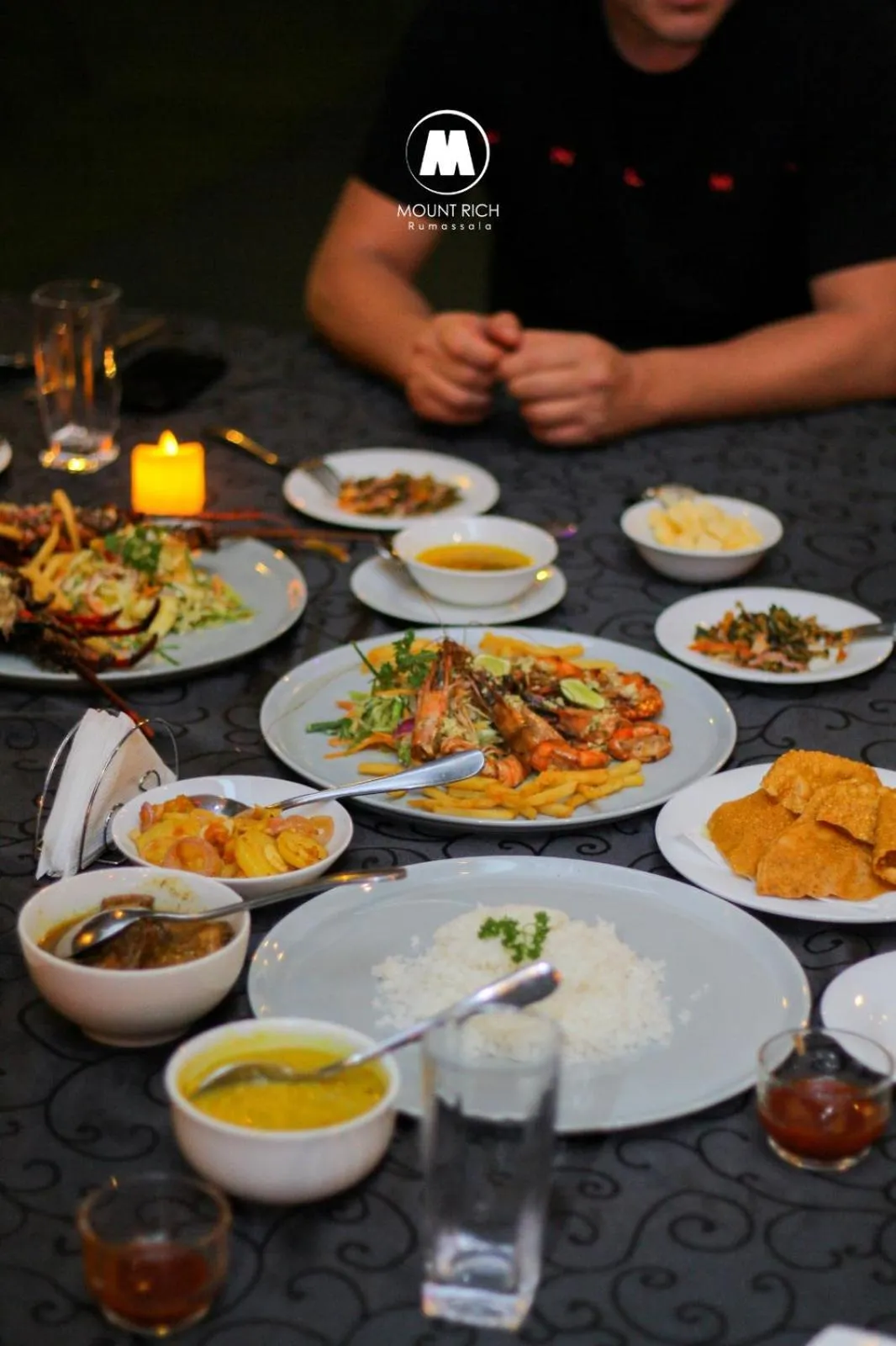 Dinner in Mount Rich Rumassala