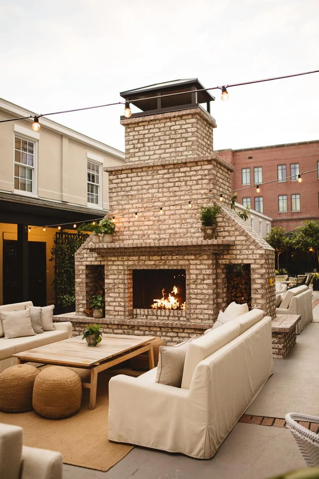 Inner courtyard view in Emeline