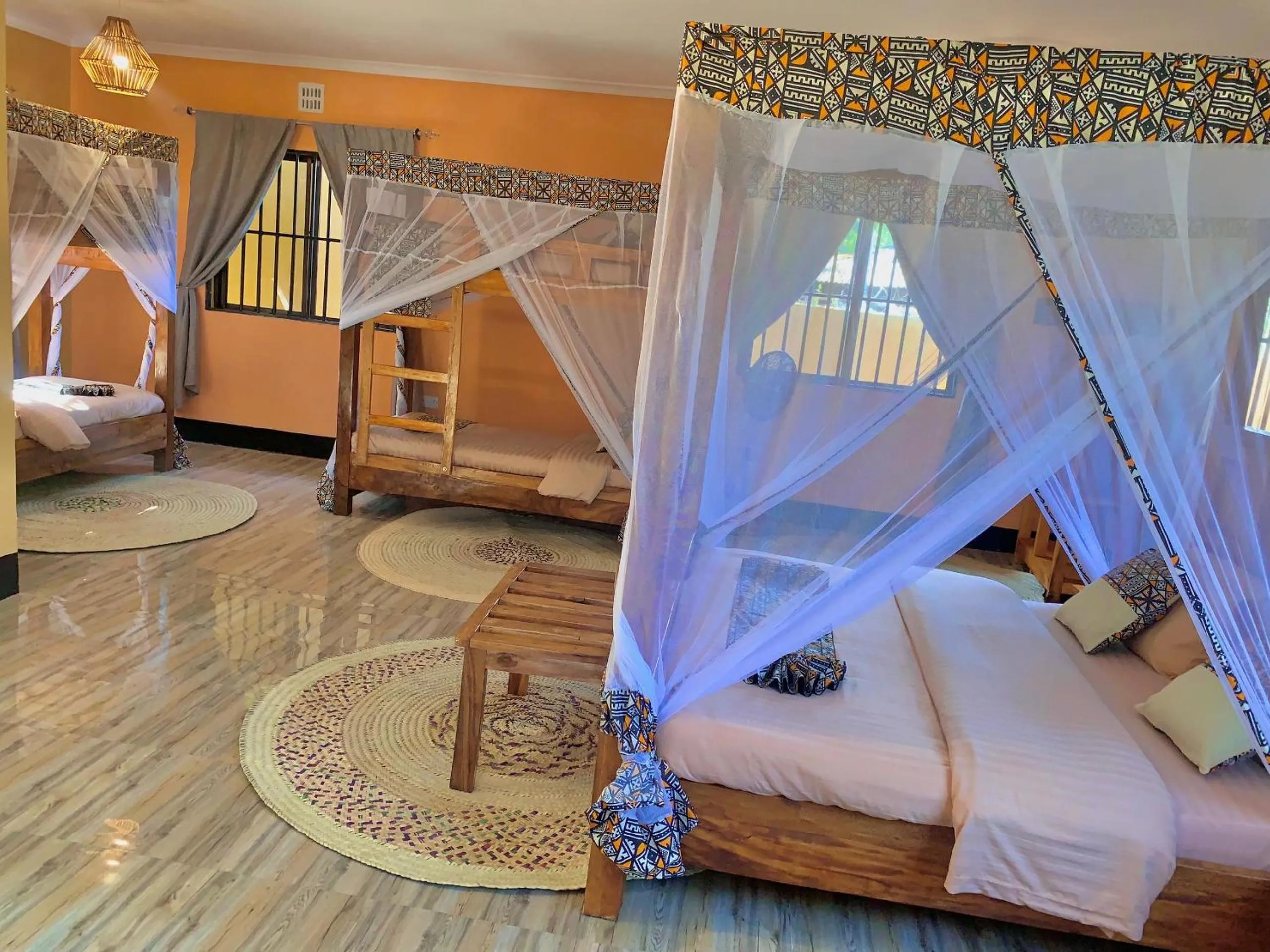 Bed in Africa Safari Arusha