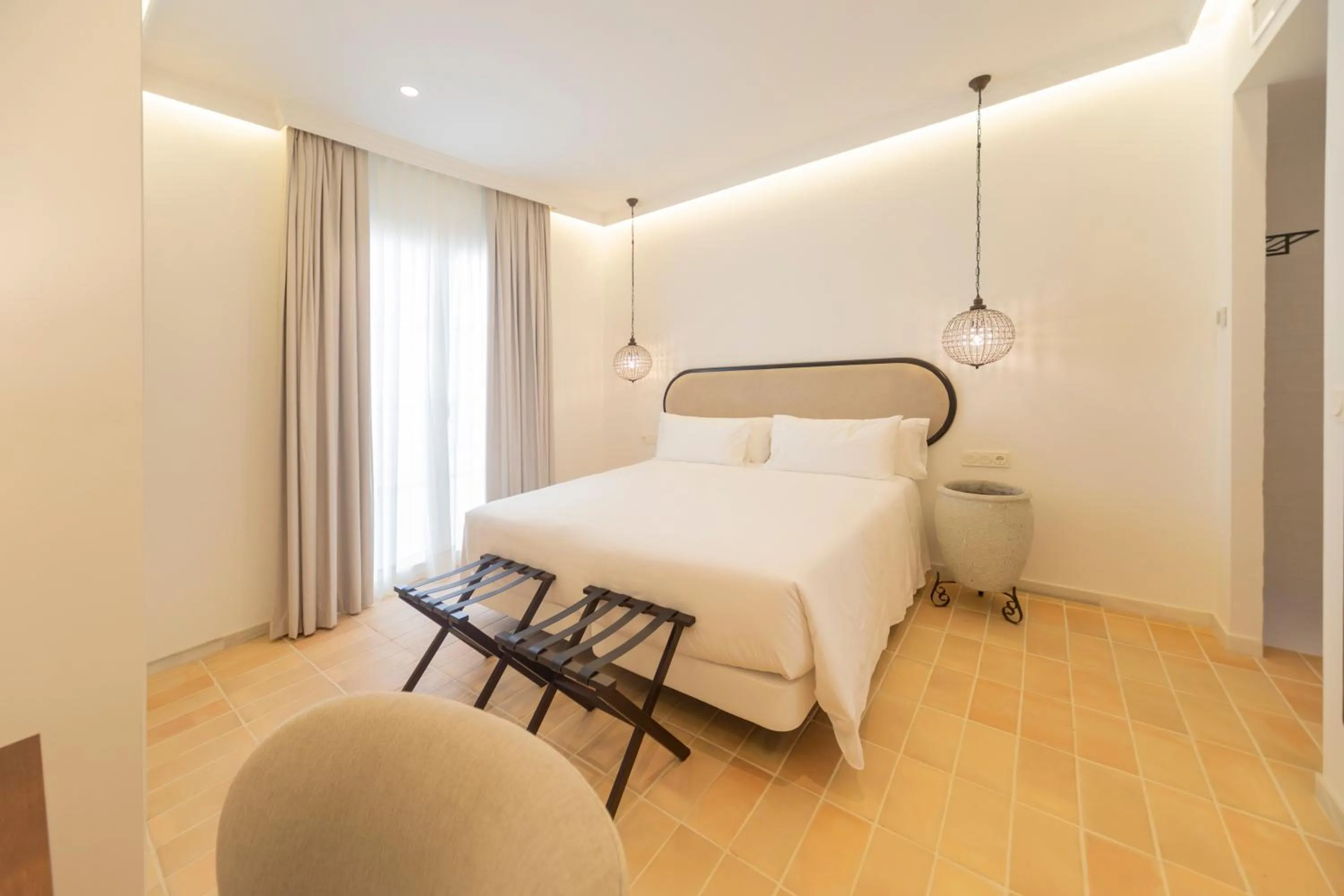 Decorative detail, Bed in Albariza Hotel Boutique