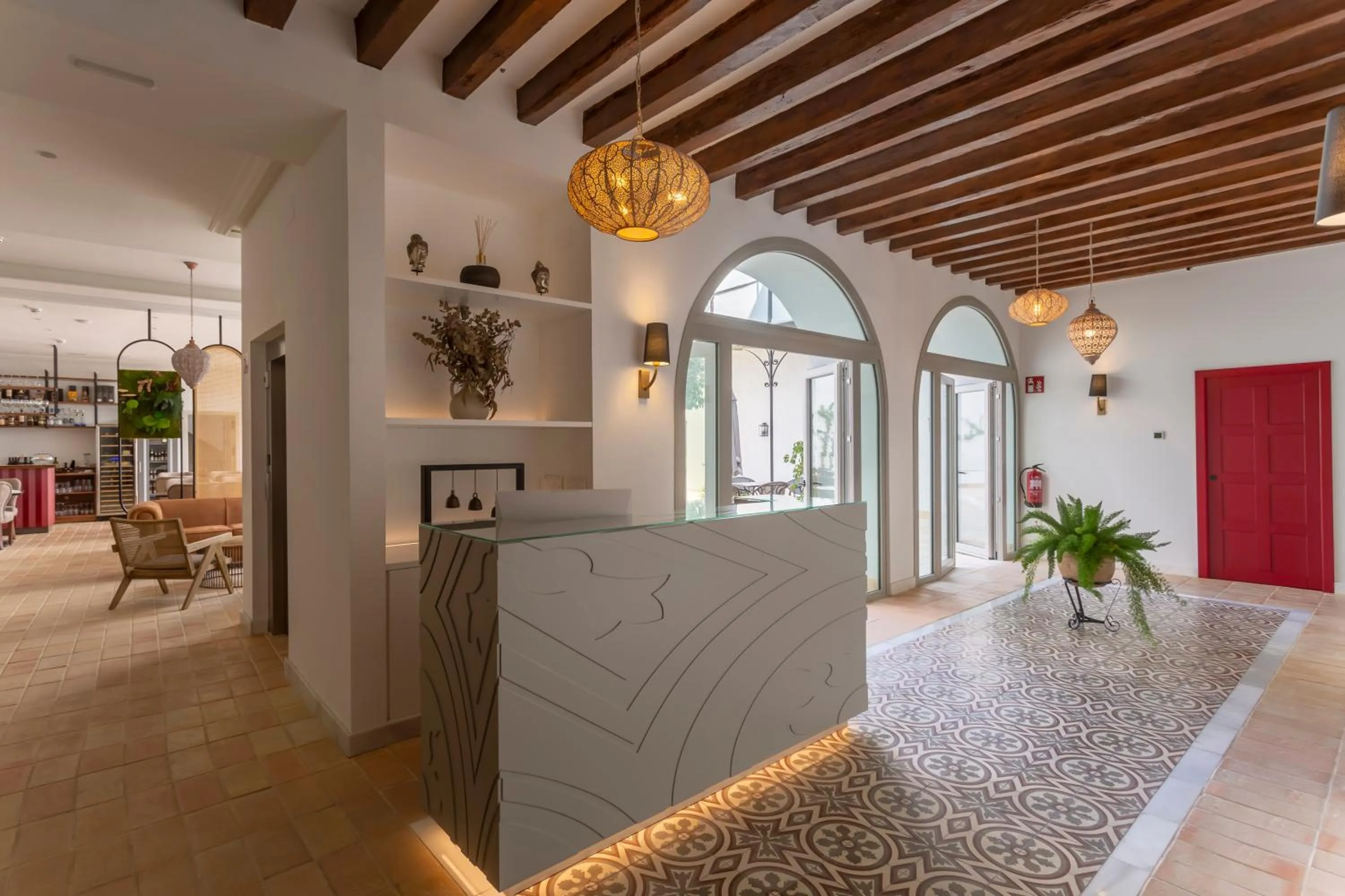 Lobby or reception in Albariza Hotel Boutique