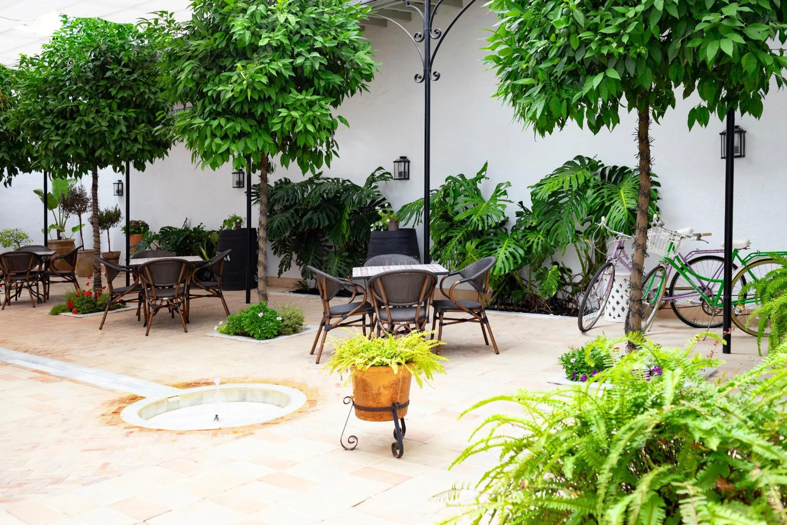 Patio in Albariza Hotel Boutique