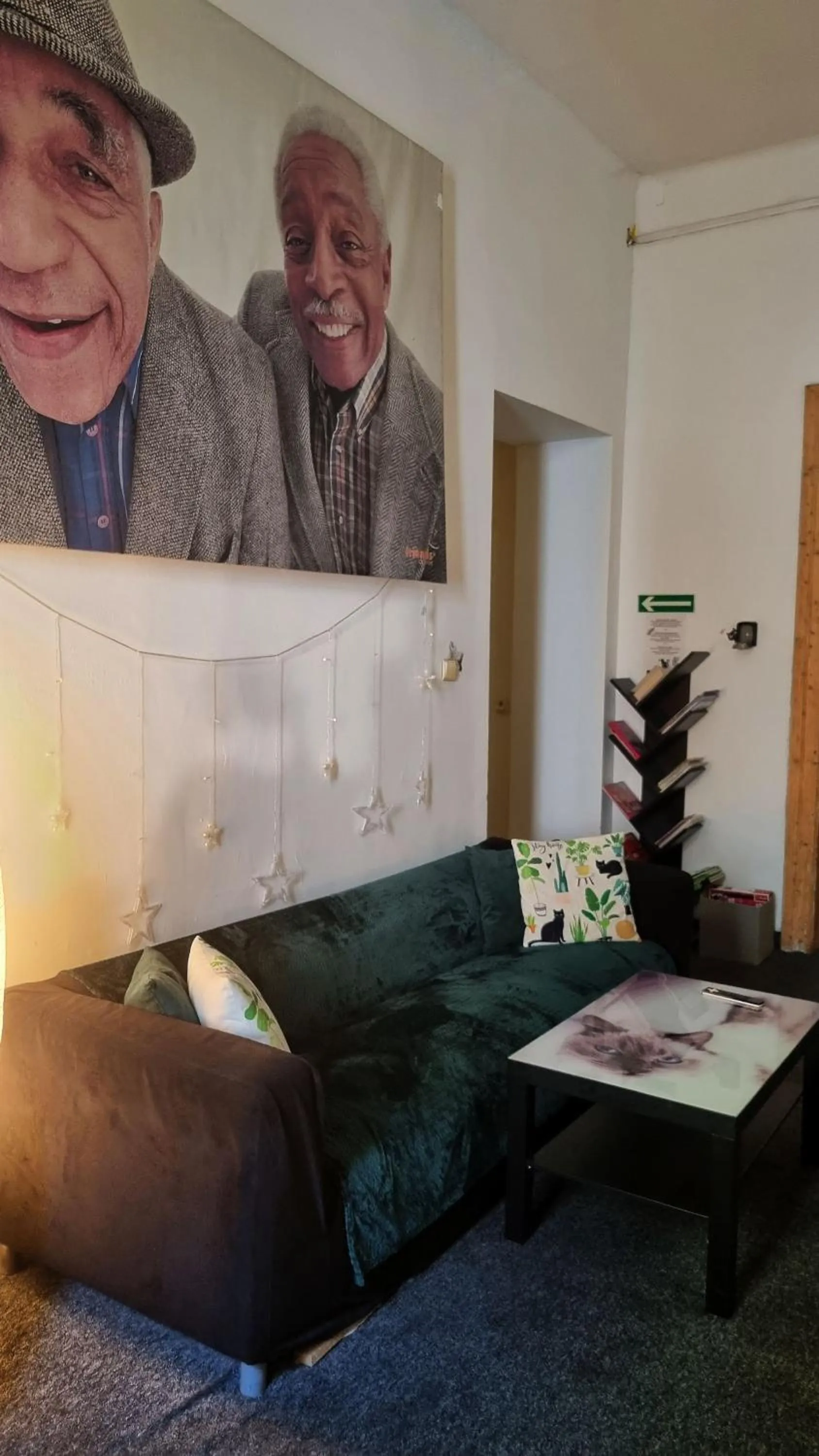 Communal lounge/ TV room in Green Cat Rooms